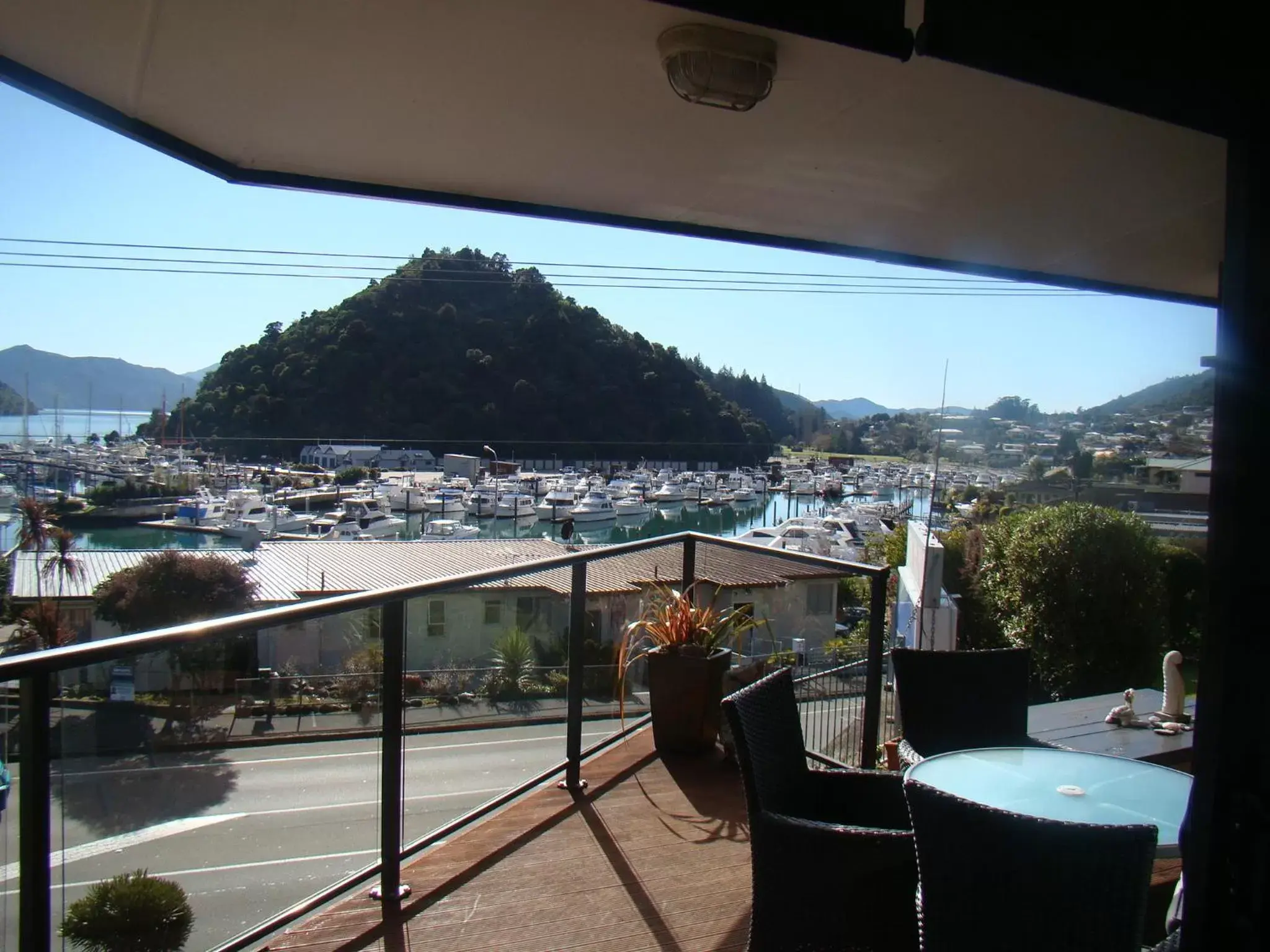 Balcony/Terrace in Harbour View Motel