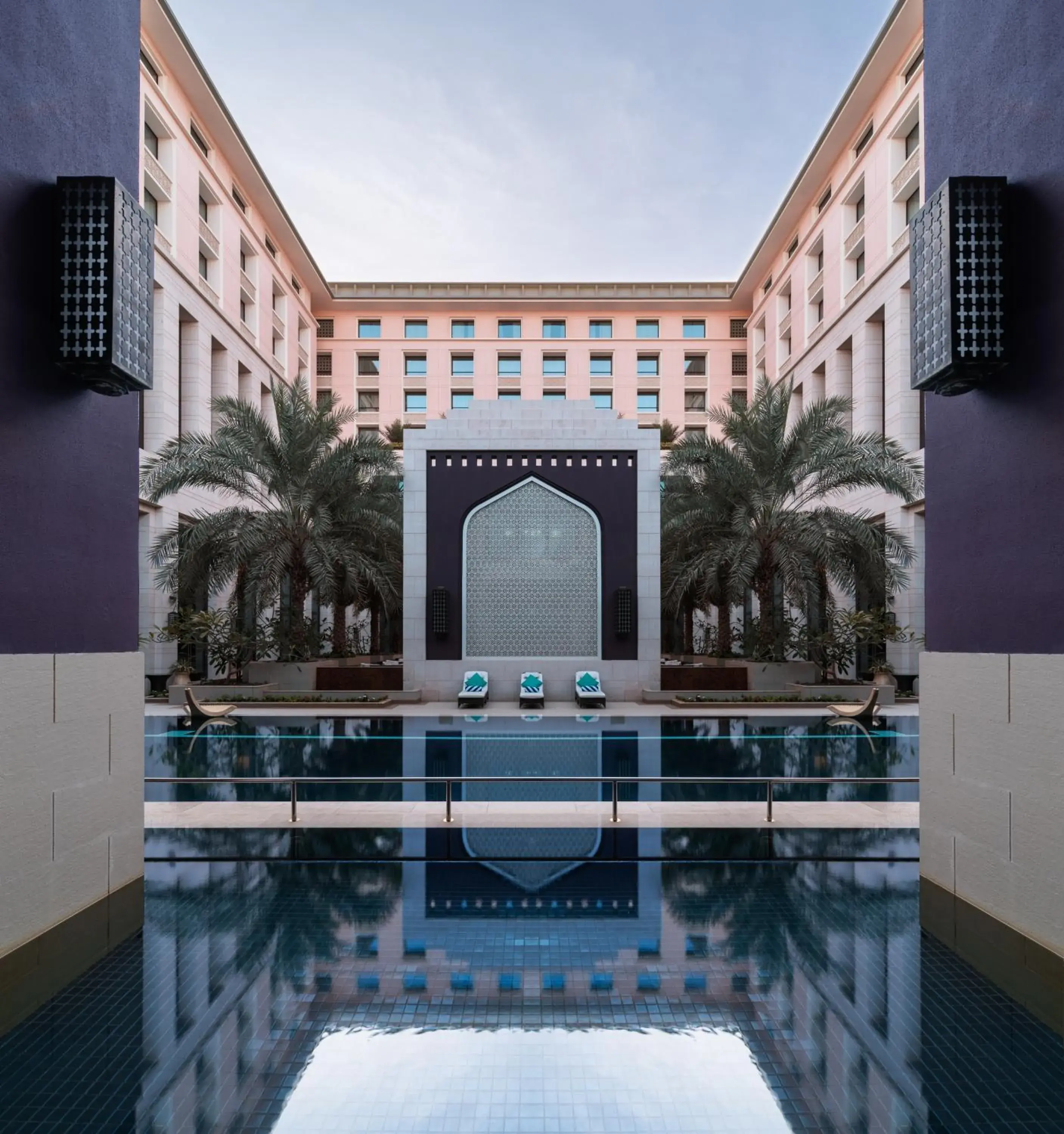 Swimming pool in Radisson Collection Muscat, Hormuz Grand Swimming pool in Radisson Collection Muscat, Hormuz Grand