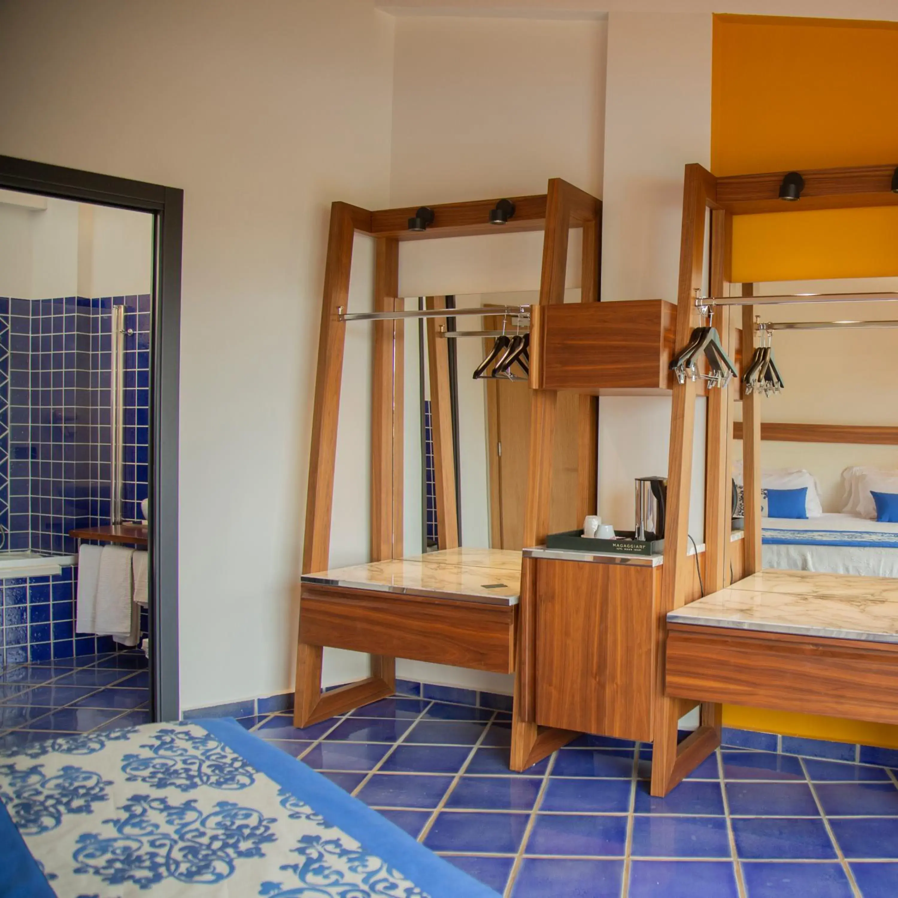 Bed in Magaggiari Hotel Resort Bed in Magaggiari Hotel Resort