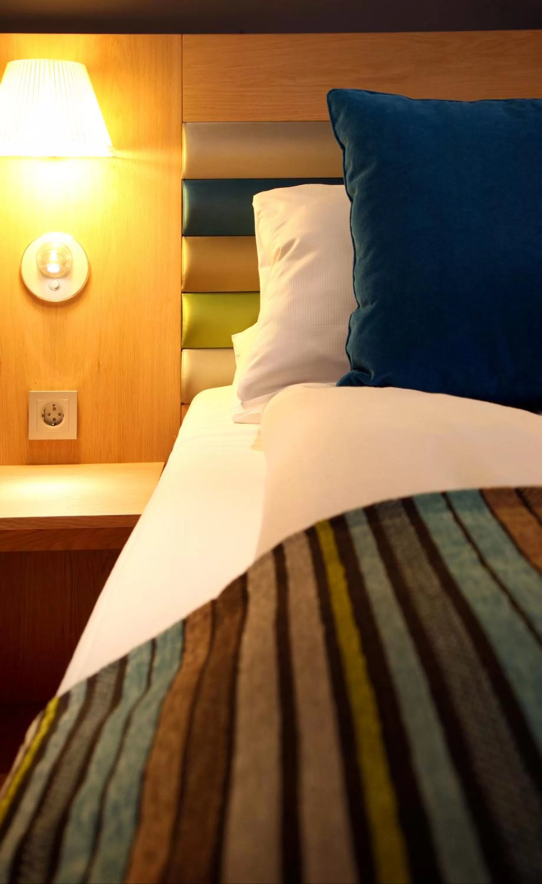 Decorative detail, Bed in Thon Hotel Brønnøysund