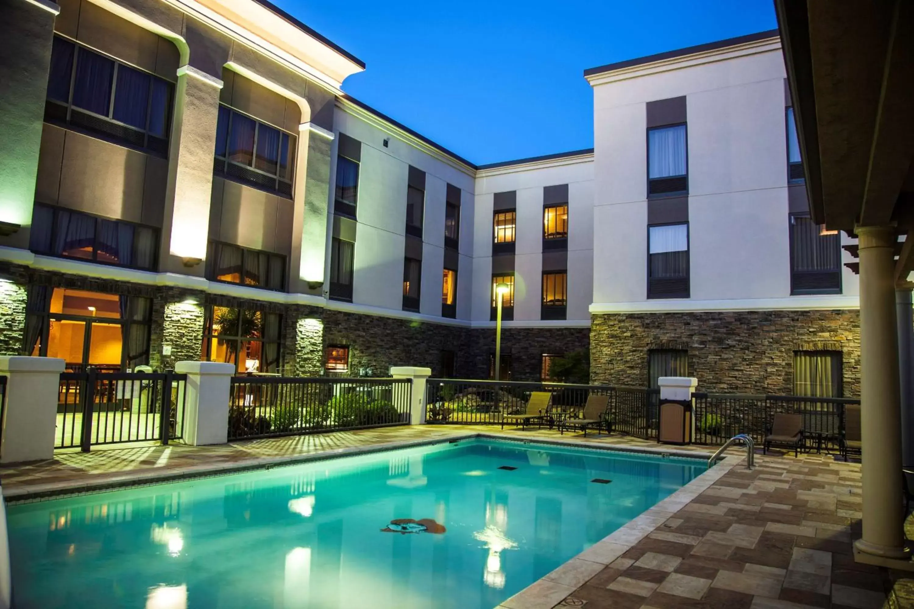 Pool view in Hampton Inn & Suites Stillwater Pool view in Hampton Inn & Suites Stillwater
