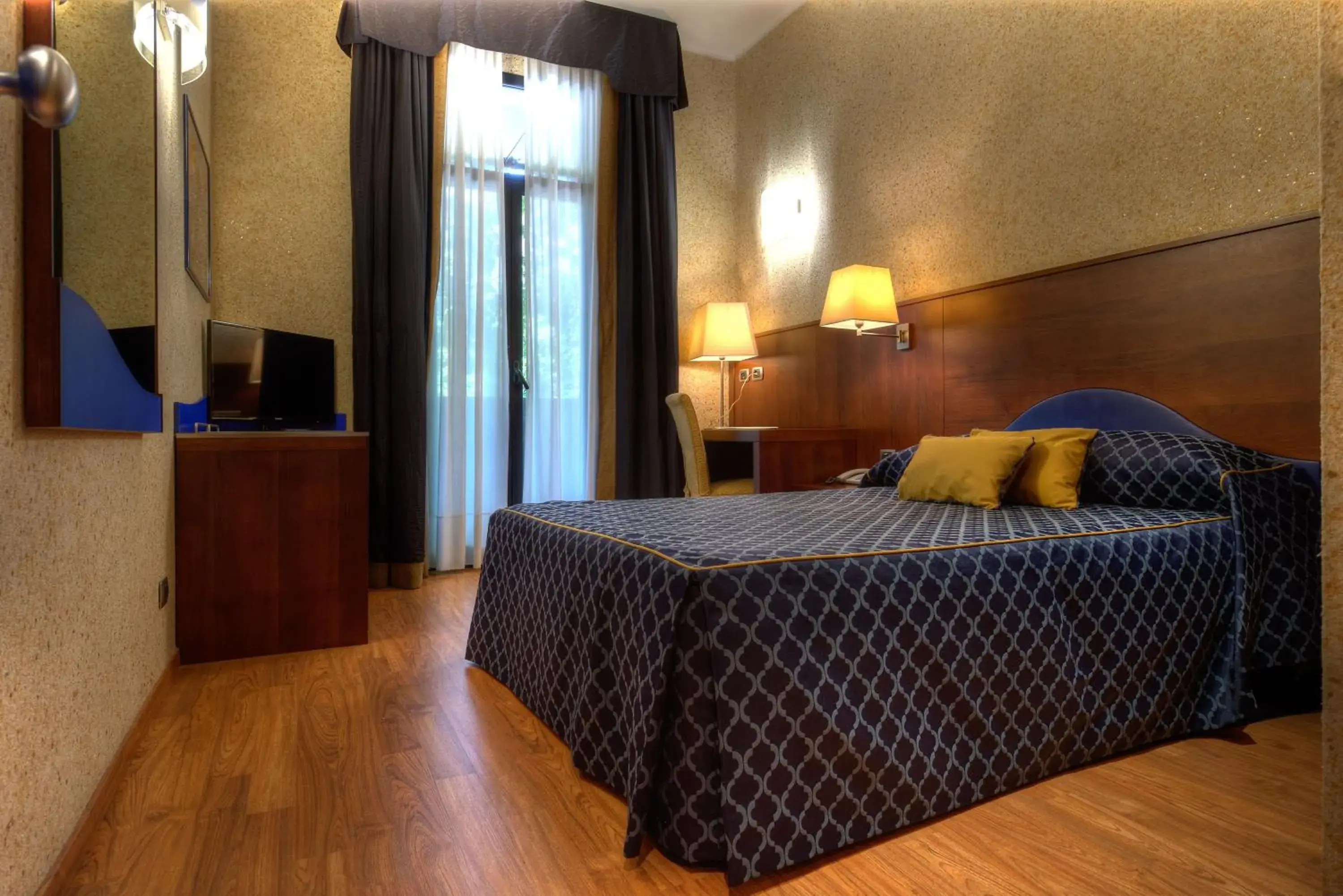 Bed in Central Park Hotel Modena