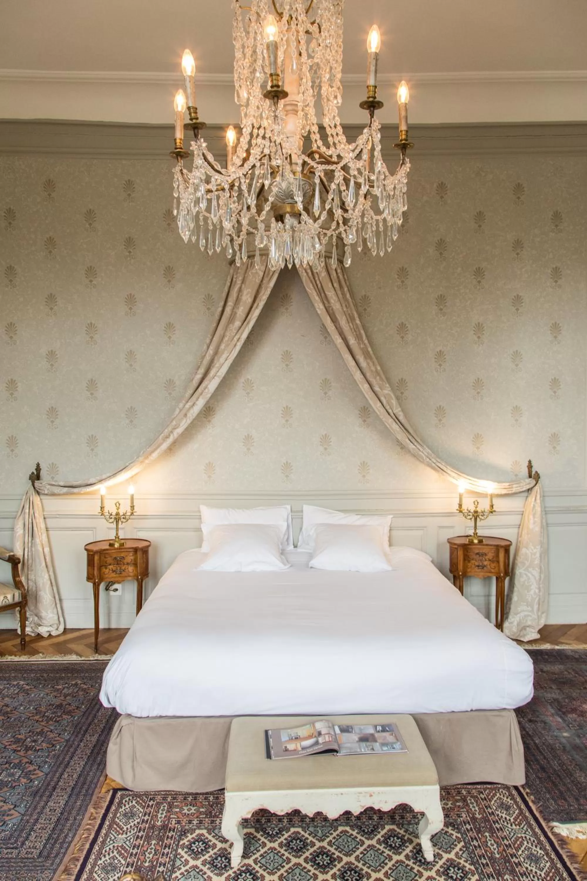 Bed in L'Hotel de Panette, Un exceptionnel château en coeur de ville