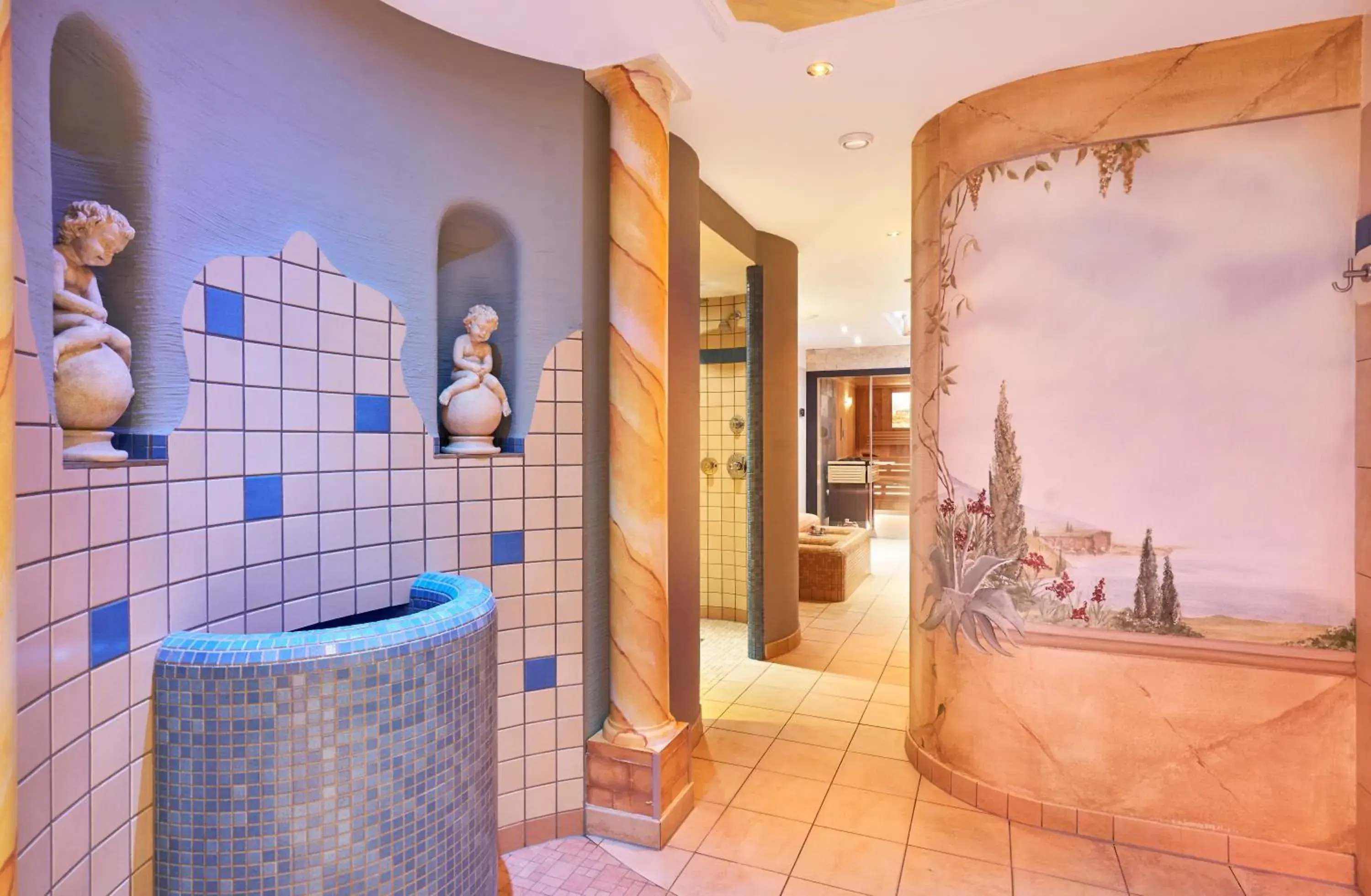 Spa and wellness centre/facilities, Bathroom in Ferienhotel Hubertus