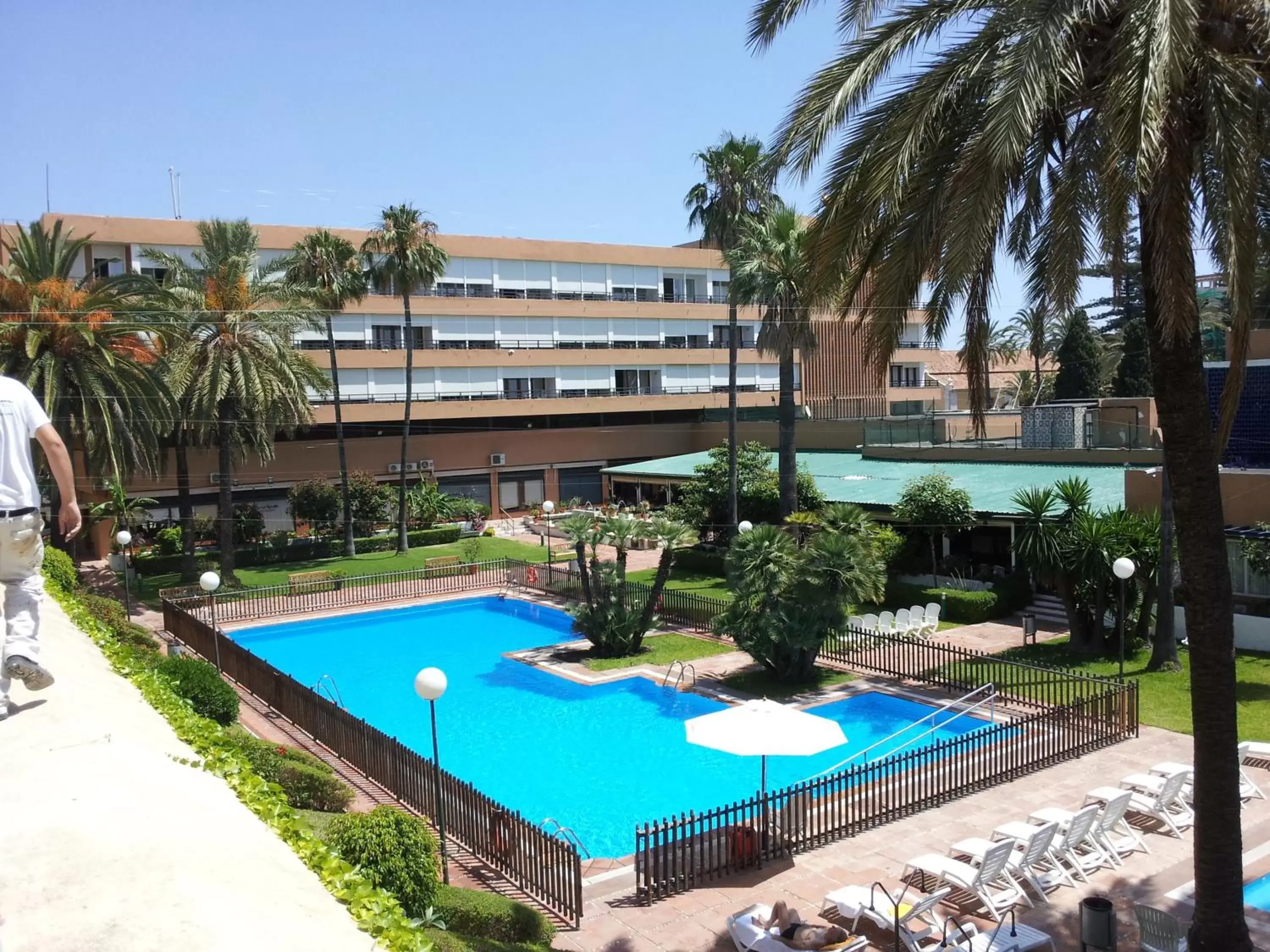 View (from property/room), Swimming Pool in Parador de Ceuta