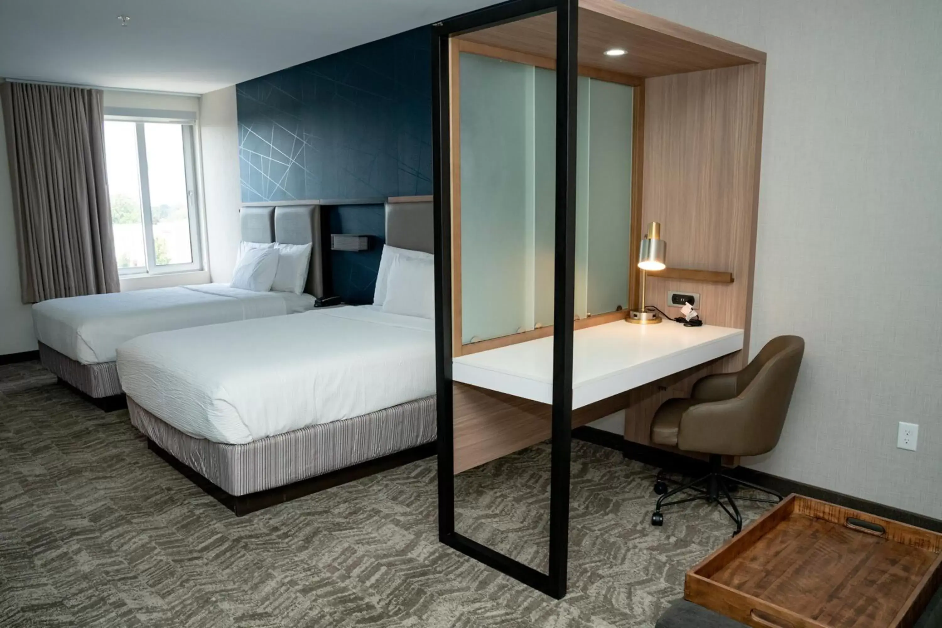 Bedroom, Bed in SpringHill Suites by Marriott Woodbridge