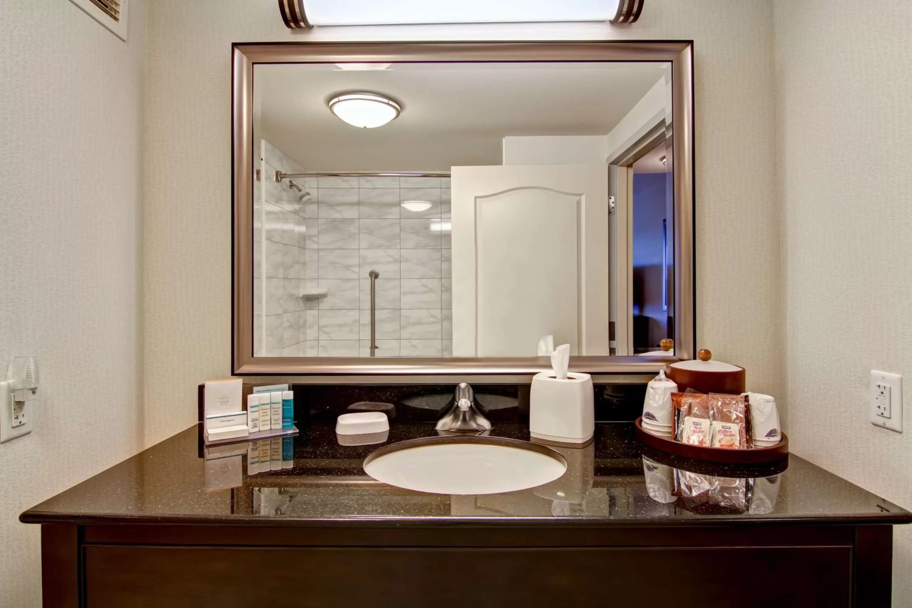 Bathroom in Hampton Inn by Hilton Toronto Airport Corporate Centre