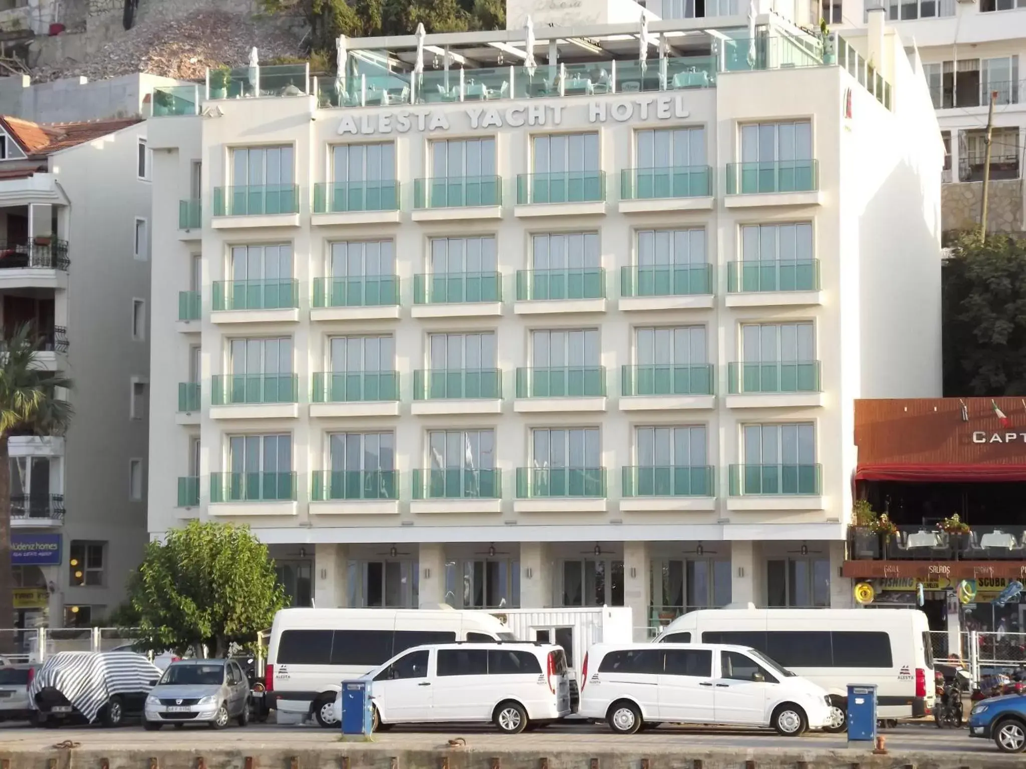 Facade/entrance, Property Building in Alesta Yacht Hotel