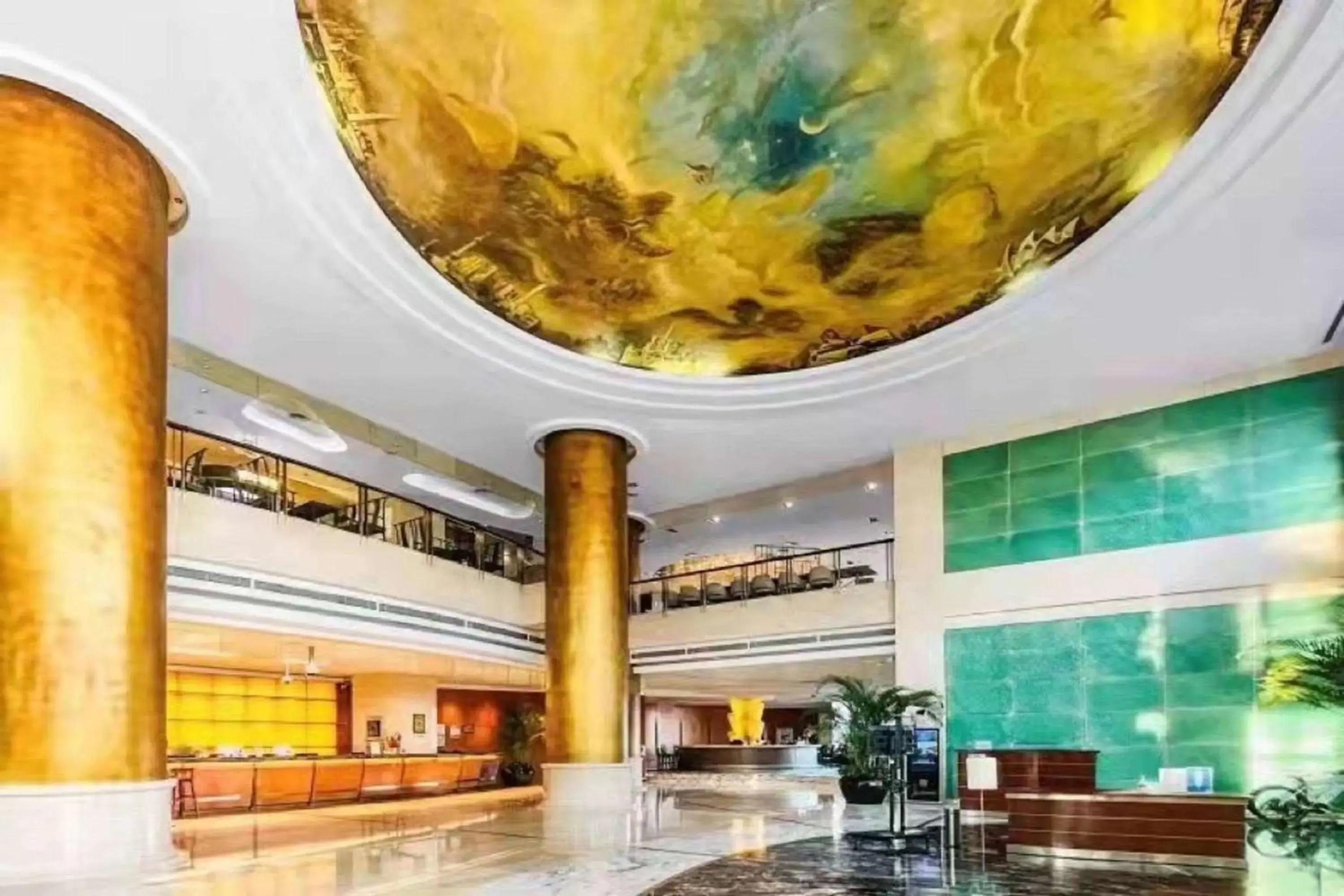 Lobby or reception in Ramada Plaza Hotel Pudong