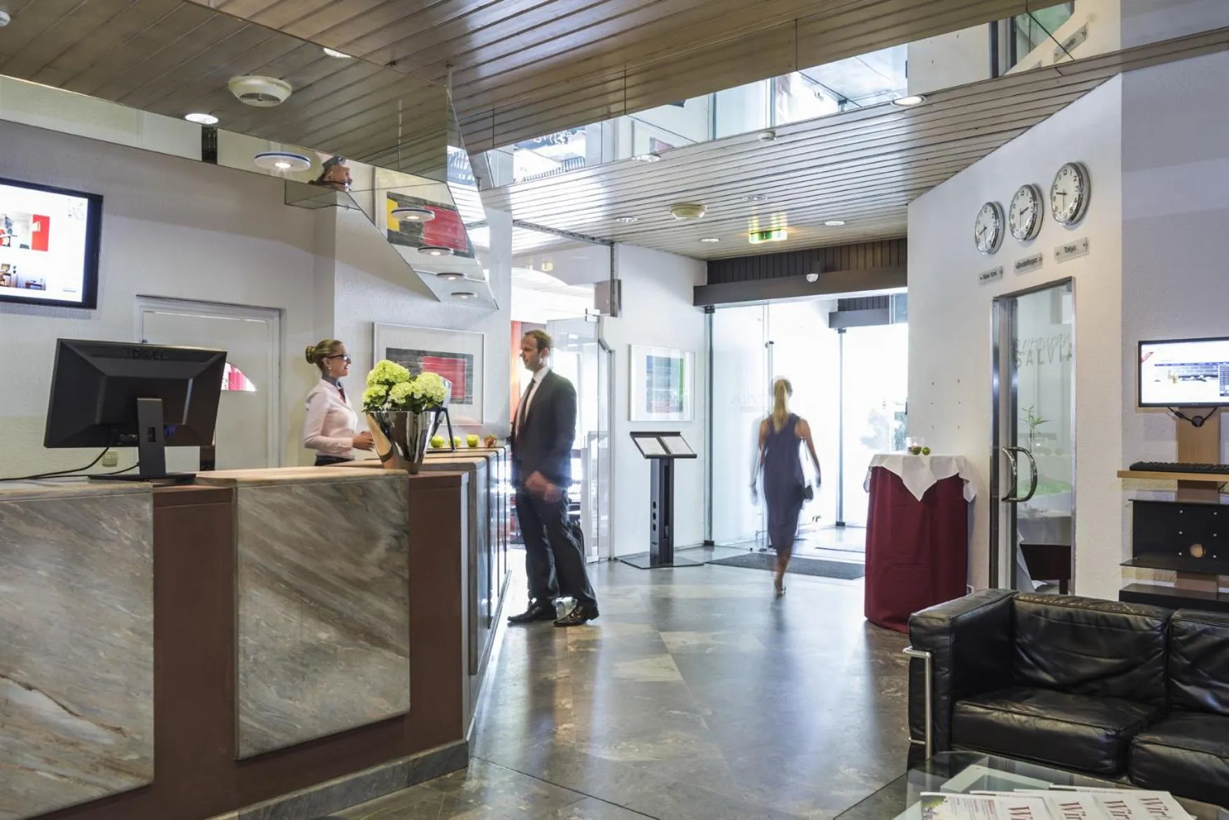 Lobby or reception in Hotel Berlin