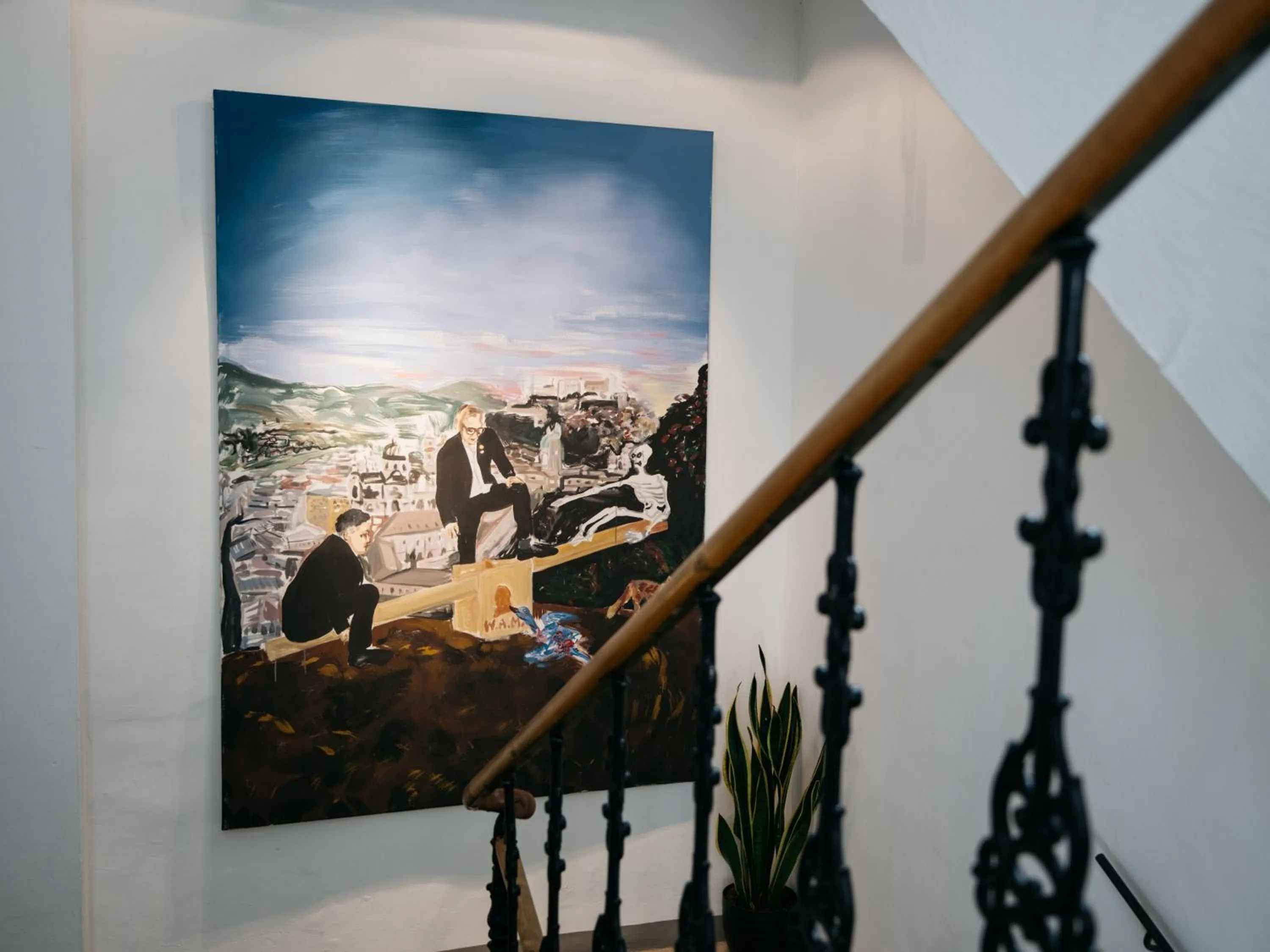 Decorative detail in artHotel Blaue Gans