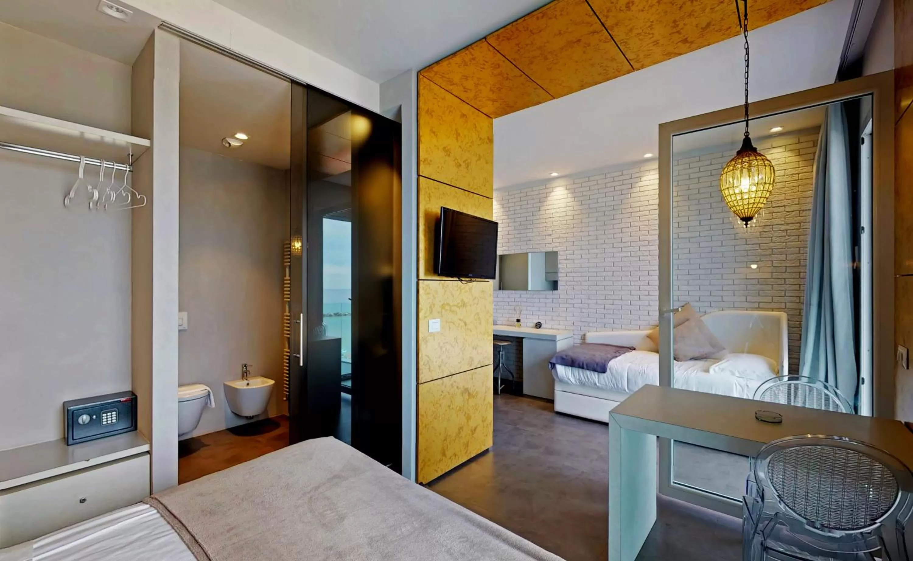 Toilet, Bed in Bell Suite Hotel