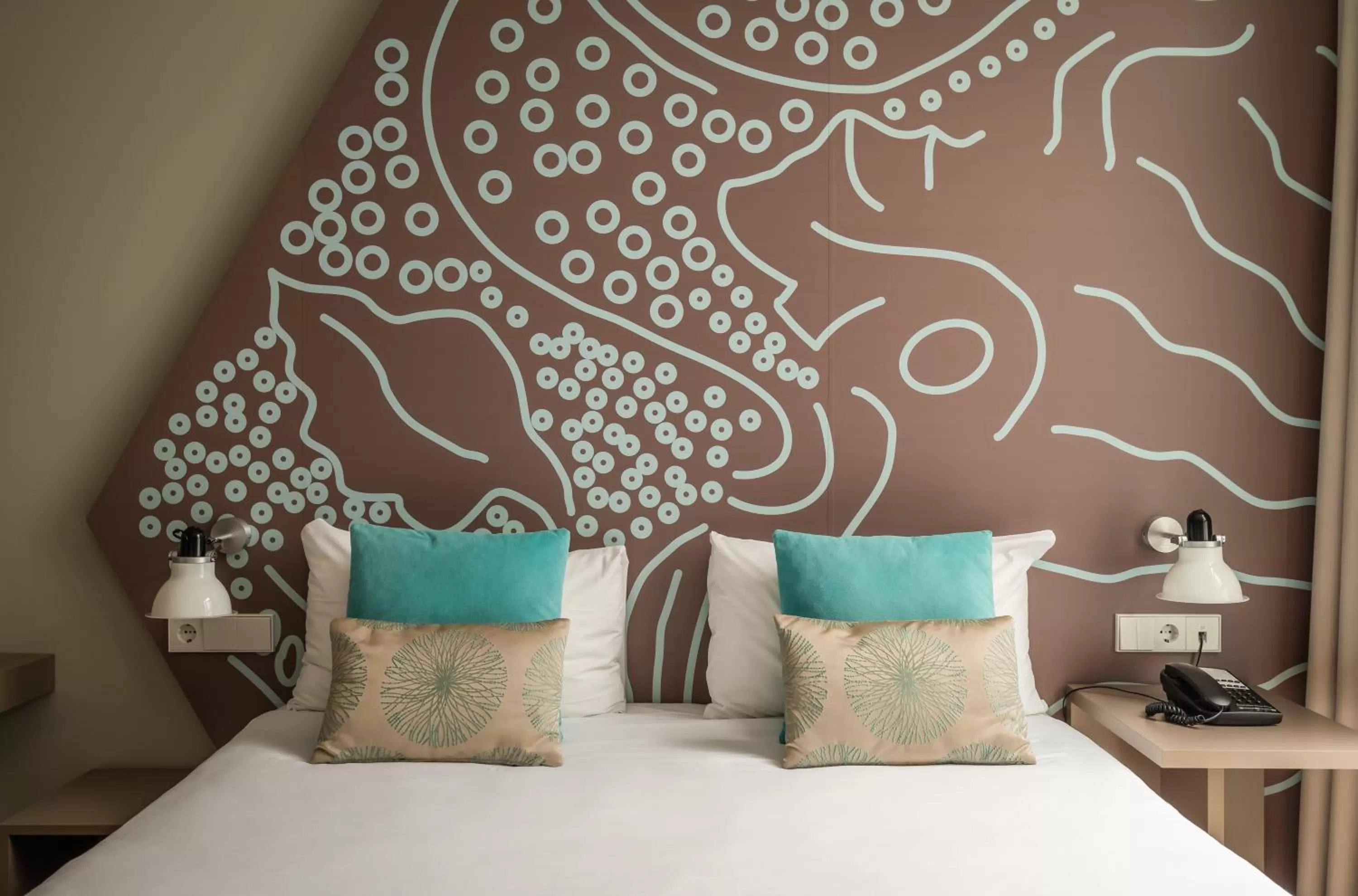 Bed in ibis Styles Barcelona Centre