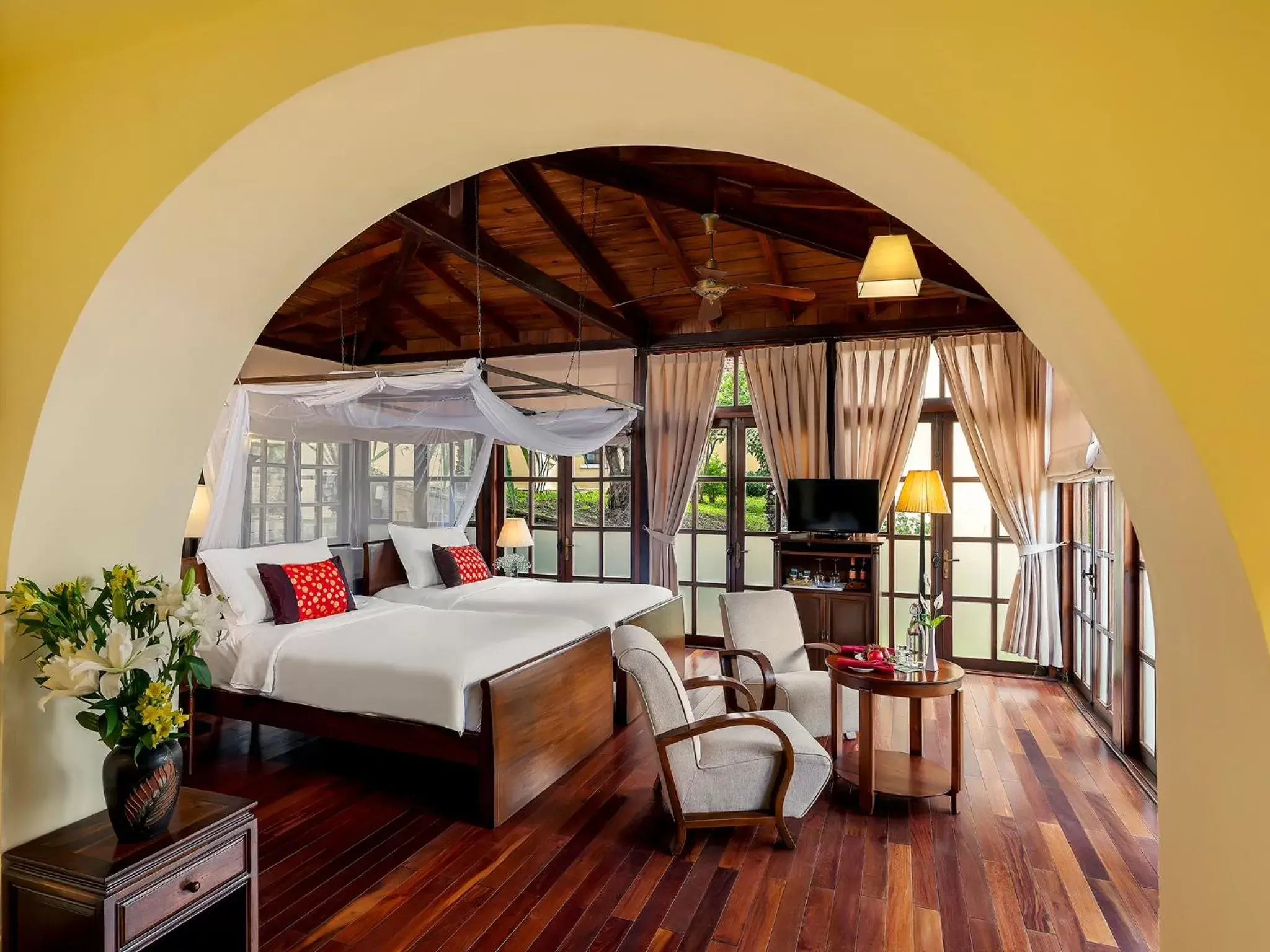 Bedroom in Ana Mandara Villas Dalat Resort & Spa