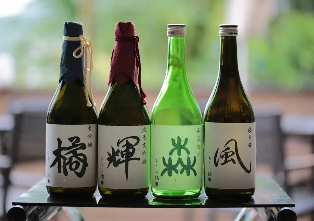 Alcoholic drinks, Drinks in Ryokan Aura Tachibana