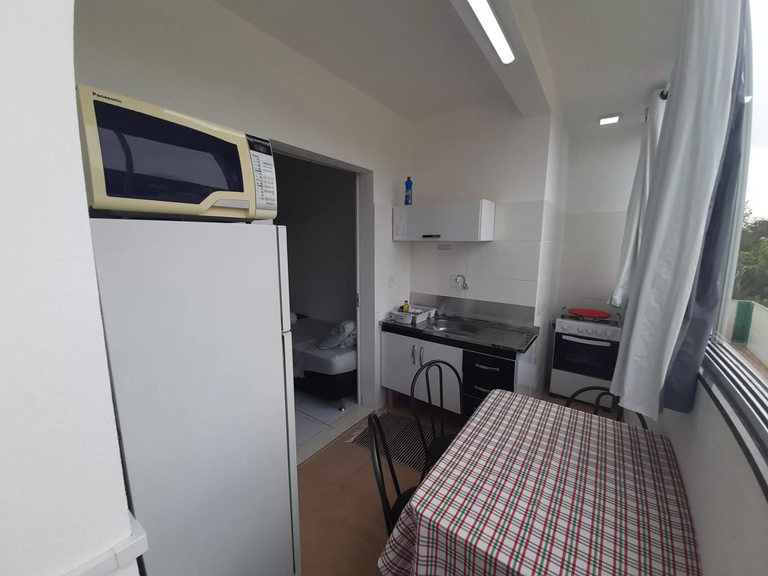 PENHAFLAT, STUDIO COMPLÉTO, C GARAGEM , A 700 m do parque e 120 m da praia