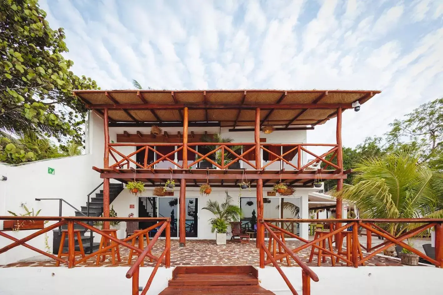 Balcony/Terrace in El Búho Lagoon Bacalar