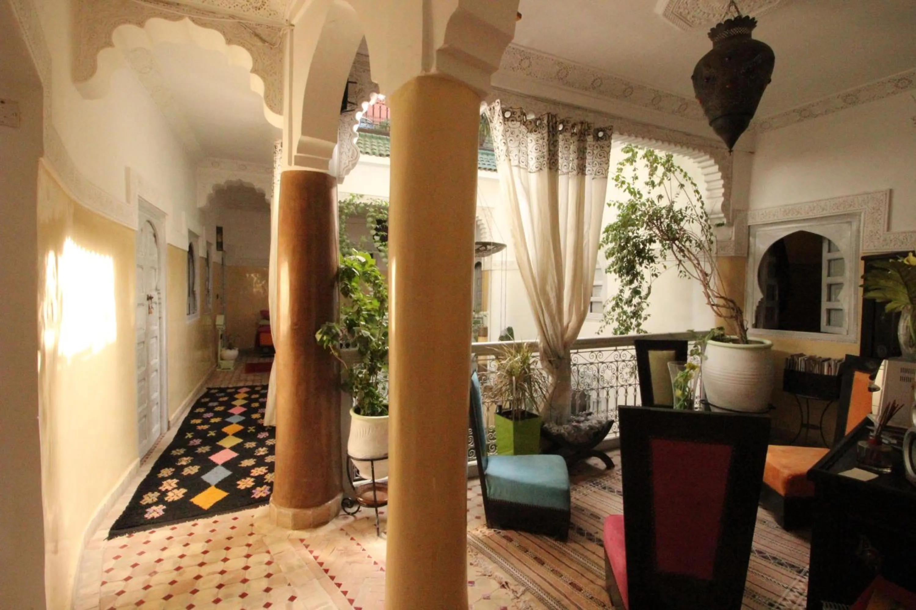 Communal lounge/ TV room in Riad Eloise