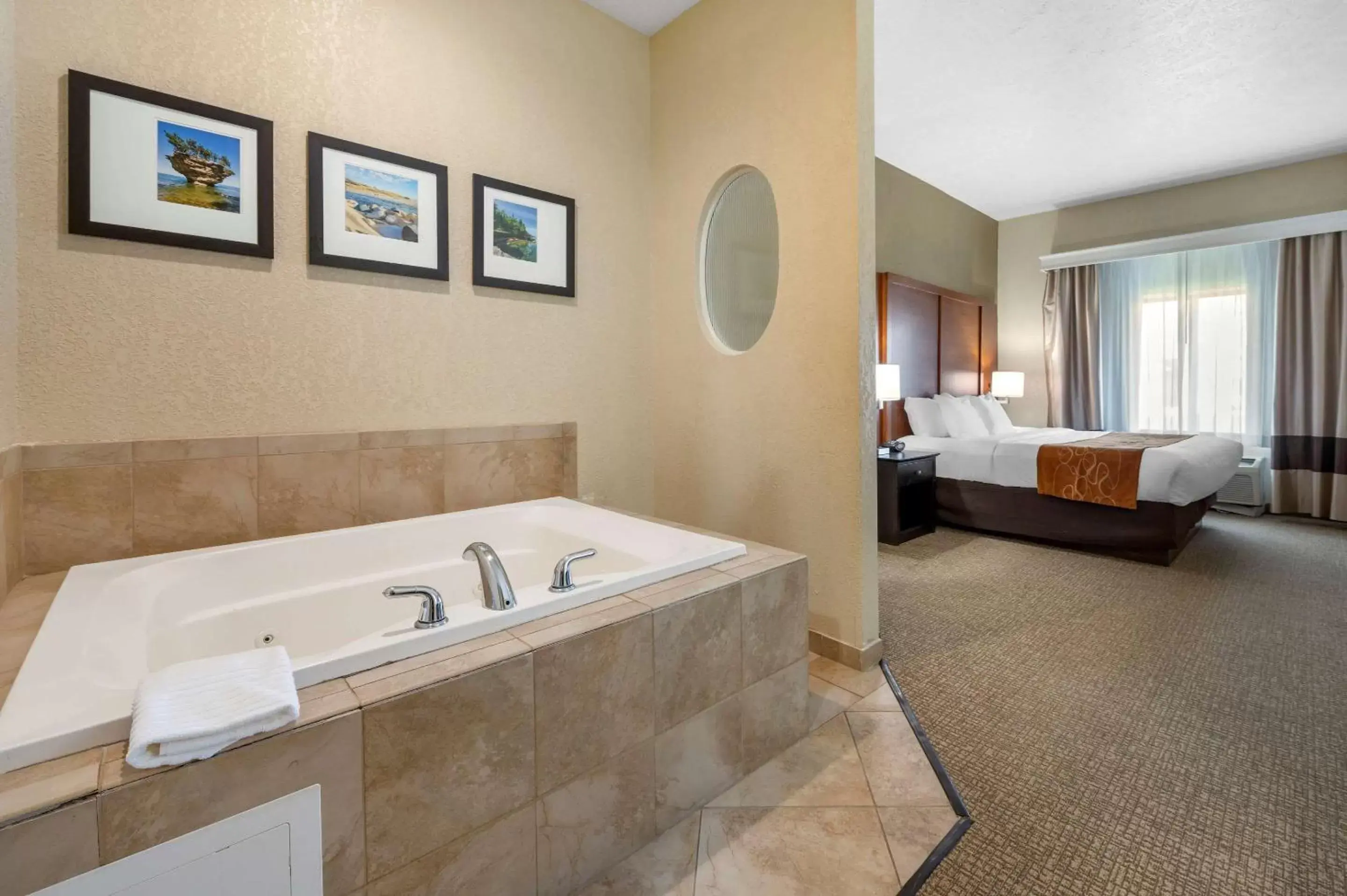 Photo of the whole room, Bathroom in Comfort Suites Merrillville near US 30