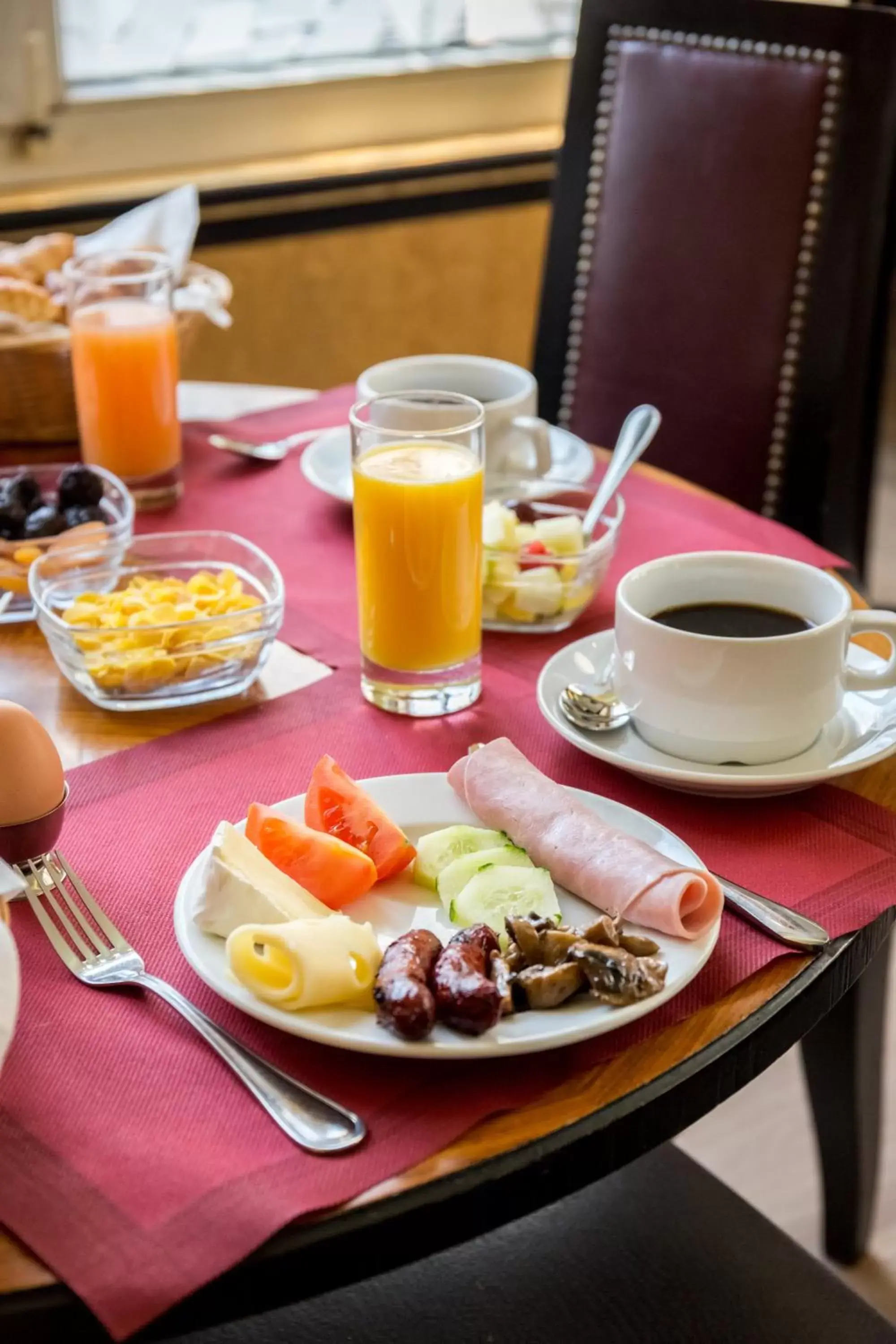 Breakfast in Hôtel De Castiglione