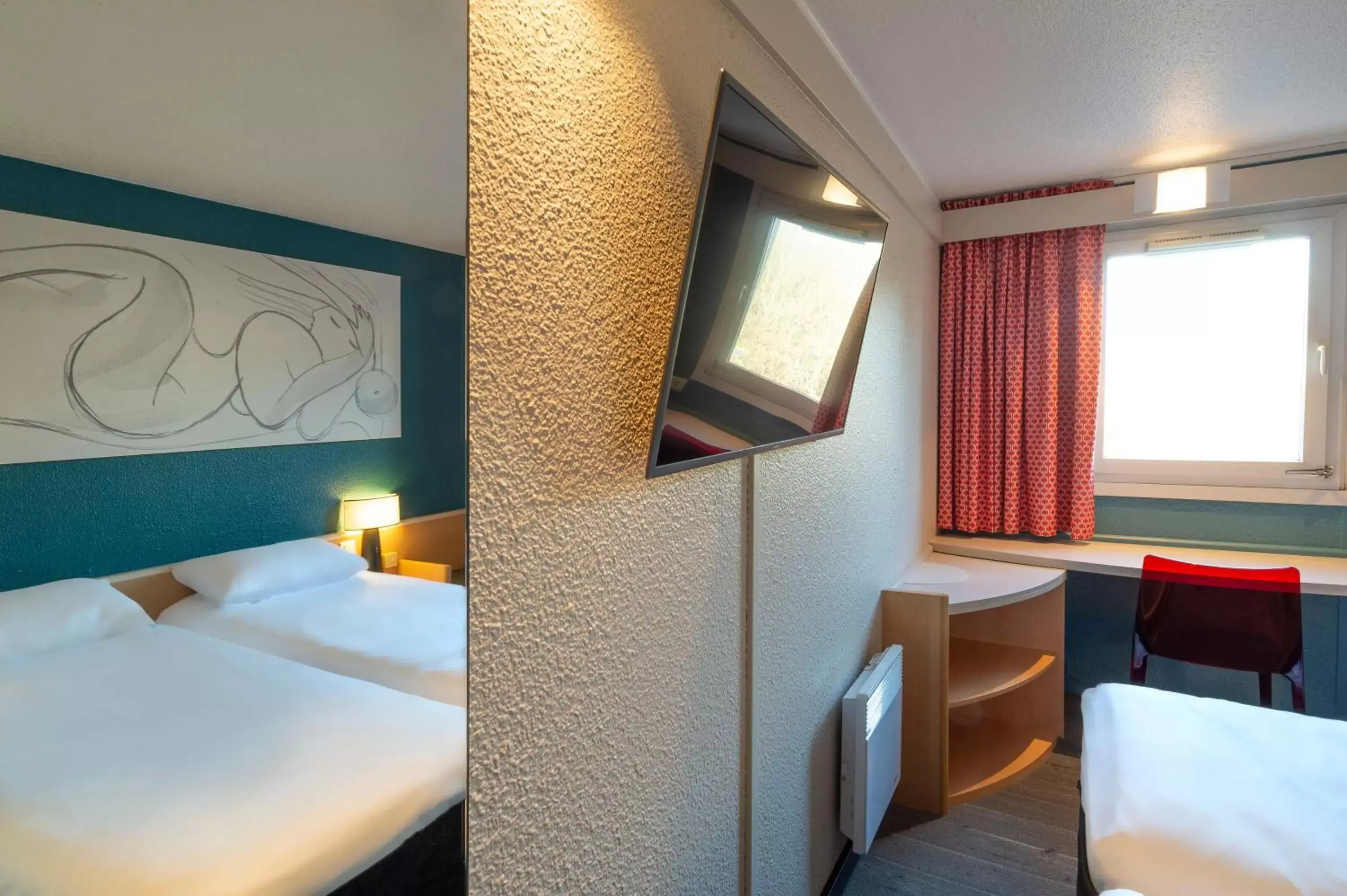 TV and multimedia, Bed in ibis Lille Villeneuve-d'Ascq Grand Stade