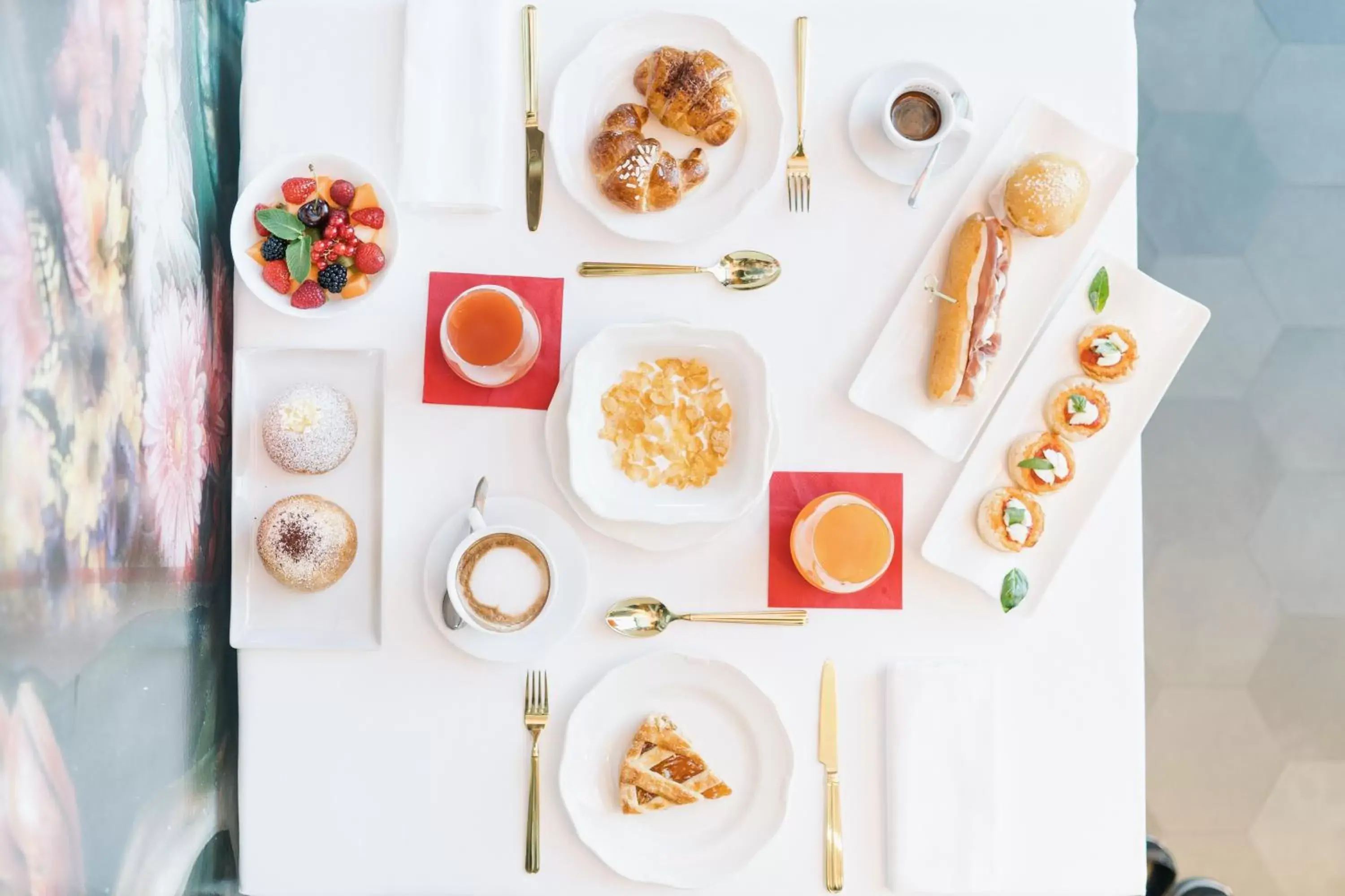 Food close-up in Collini Rooms