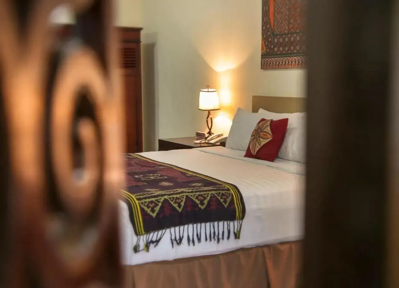 Bed in Toraja Misiliana Hotel
