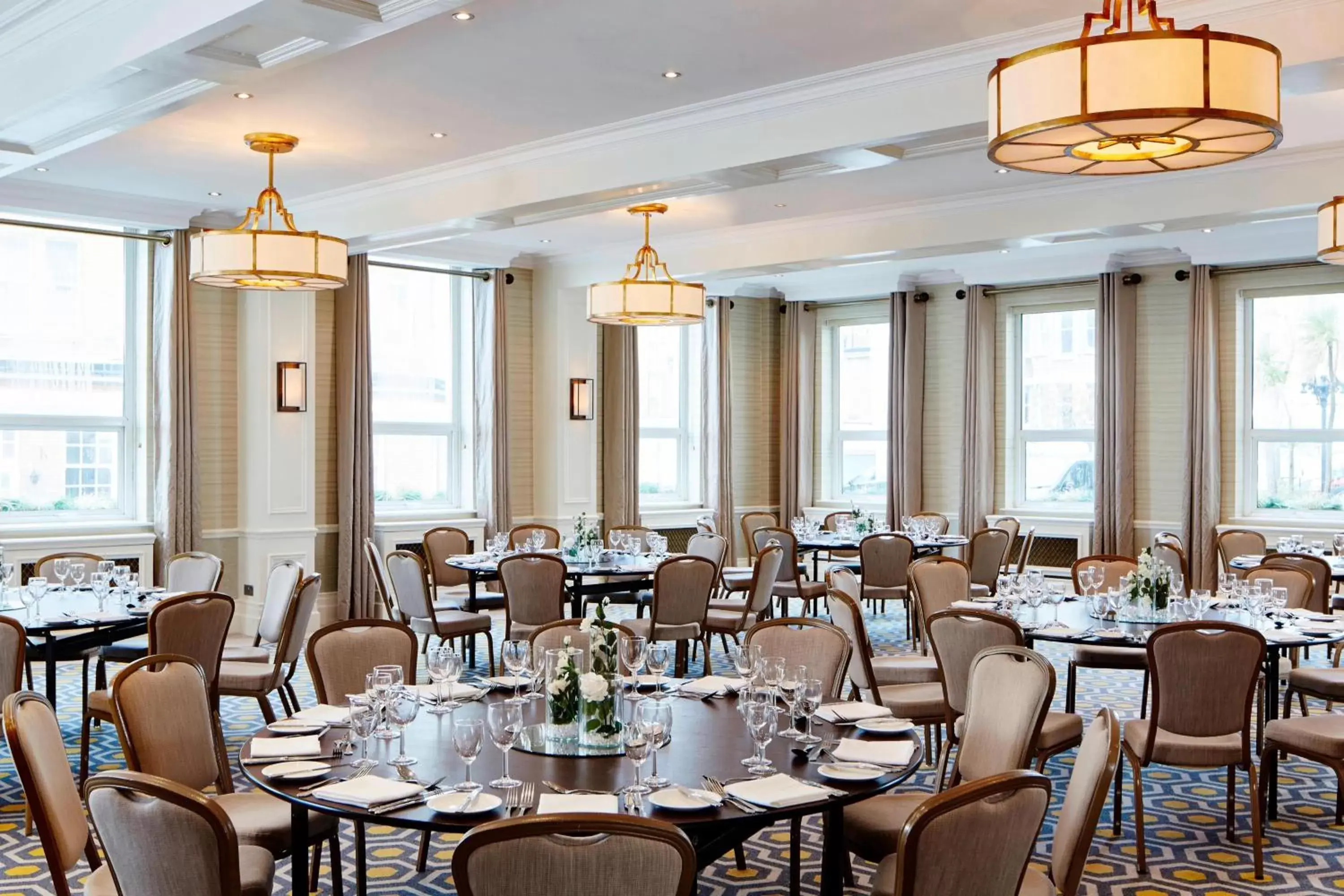 Meeting/conference room, Restaurant/Places to Eat in Bournemouth Highcliff Marriott Hotel