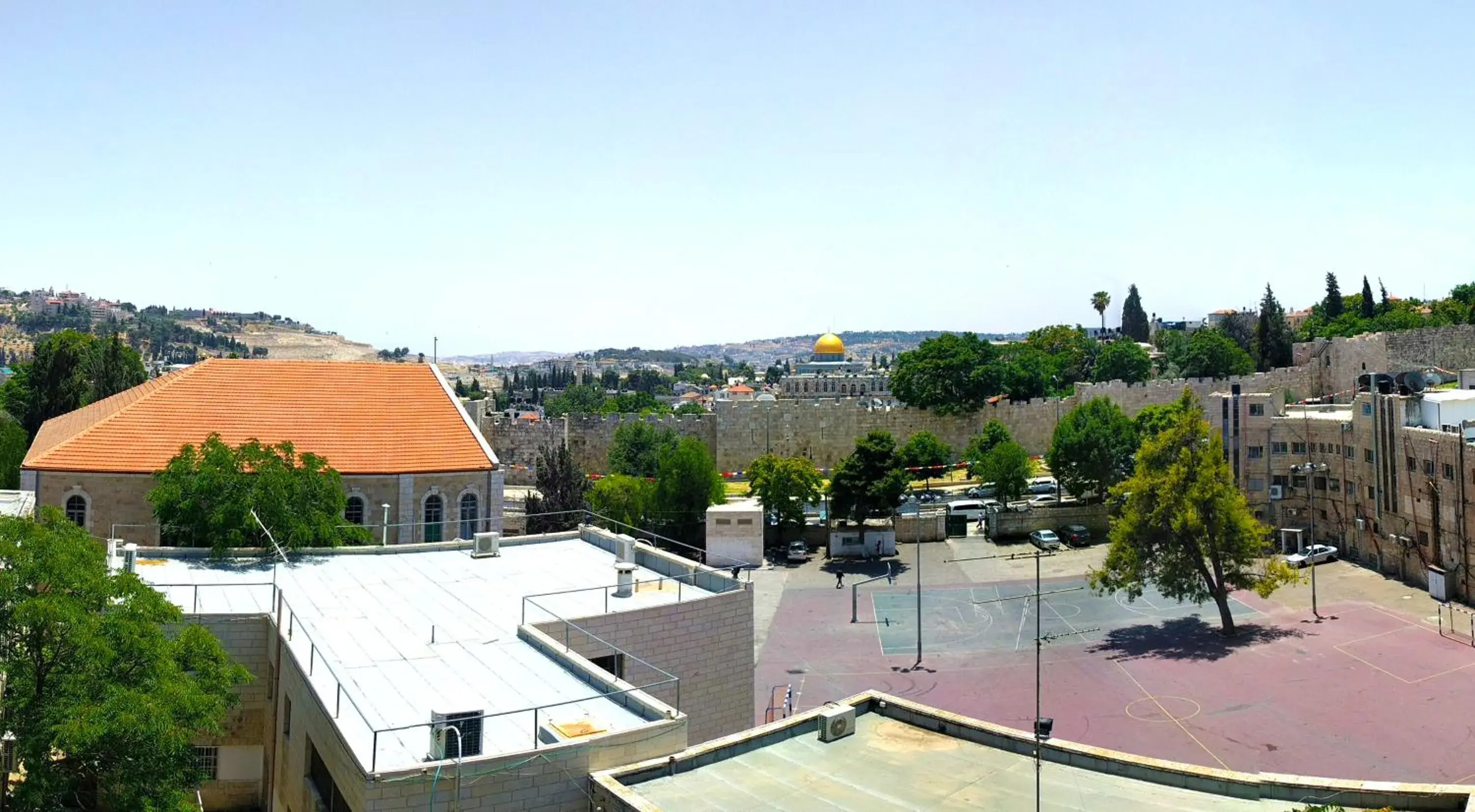 View (from property/room), Neighborhood in Holy Land Hotel