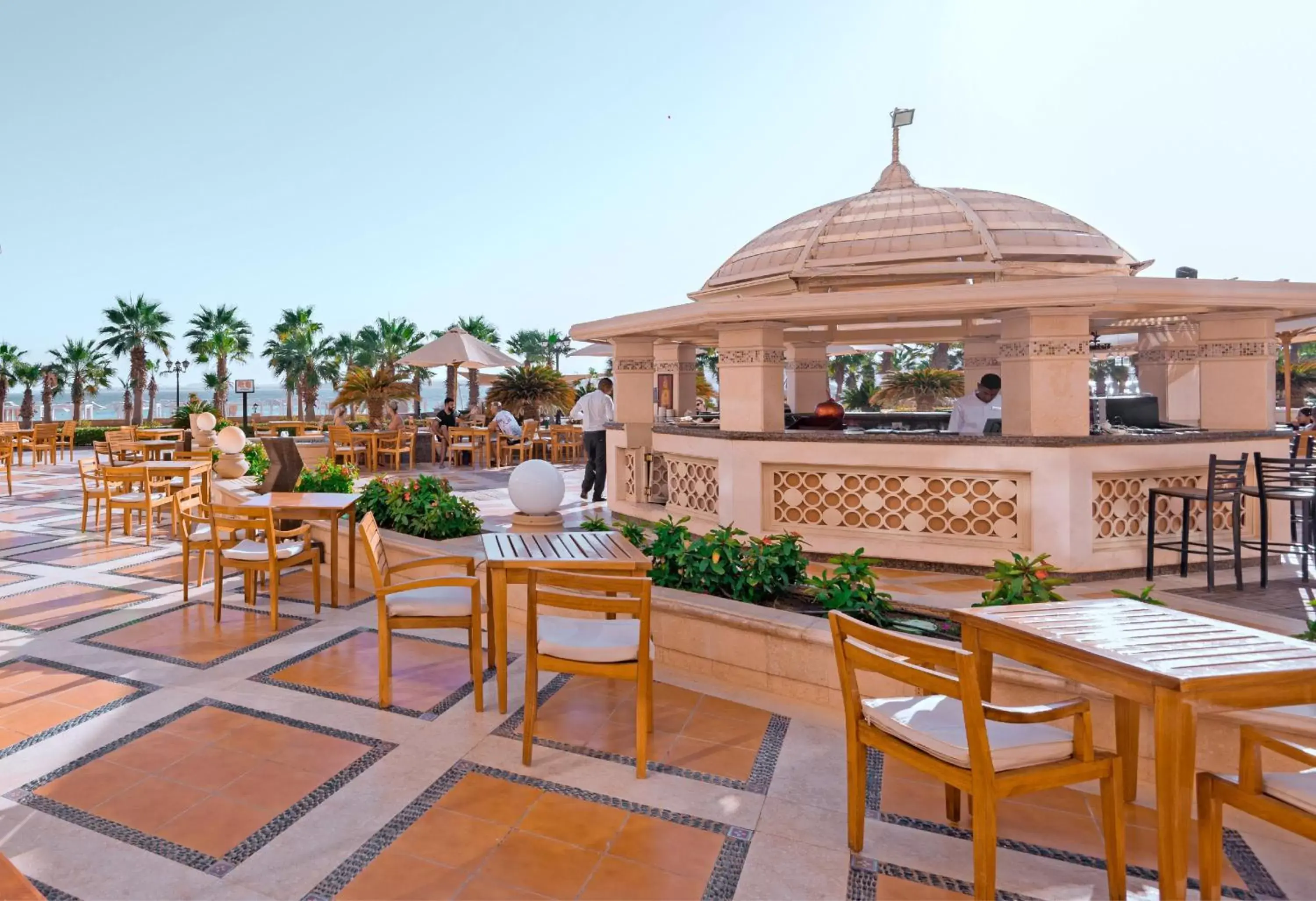 Balcony/Terrace, Restaurant/Places to Eat in KaiSol Romance Resort Sahl Hasheesh - Adults Only