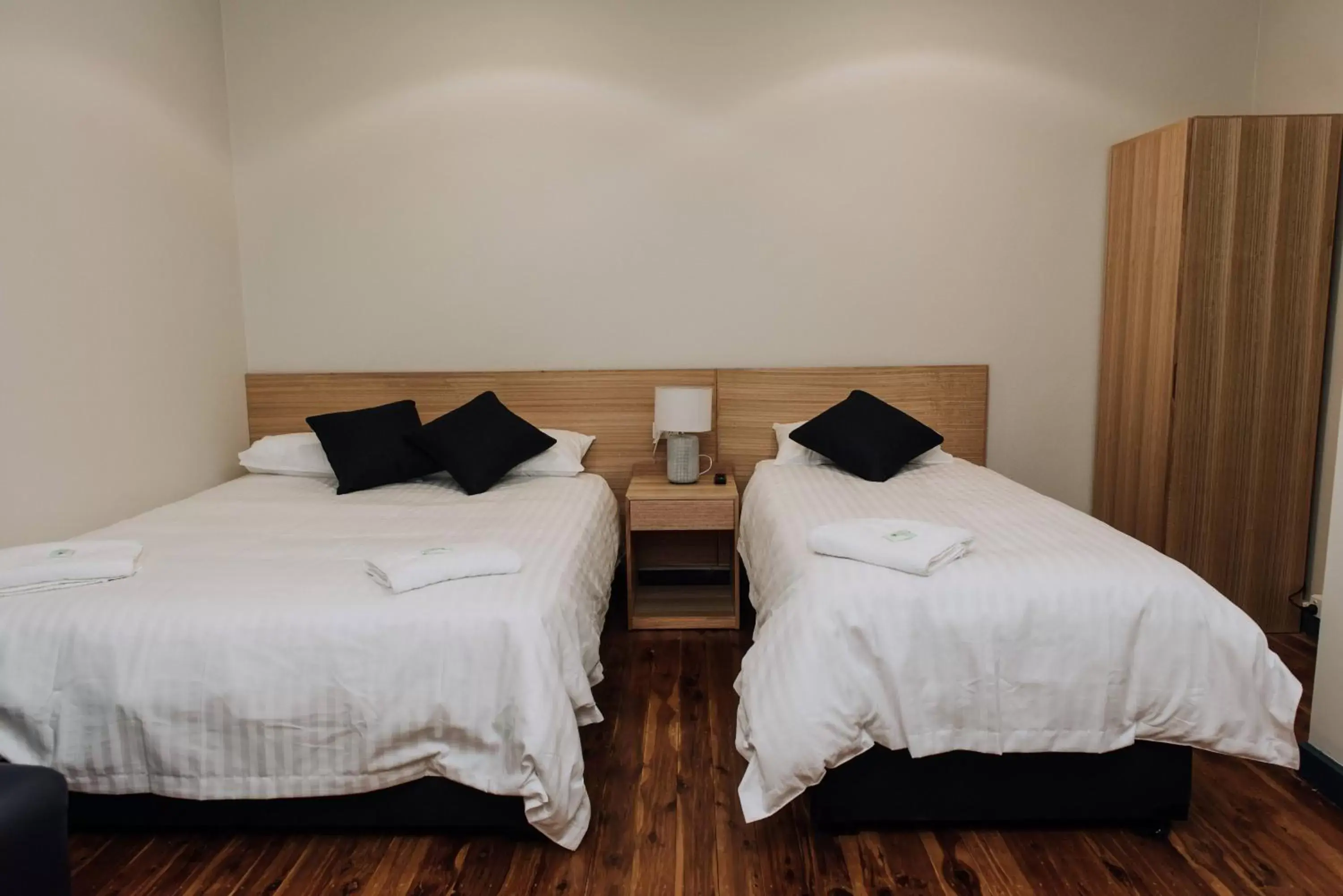 Bed in Gunnedah Hotel