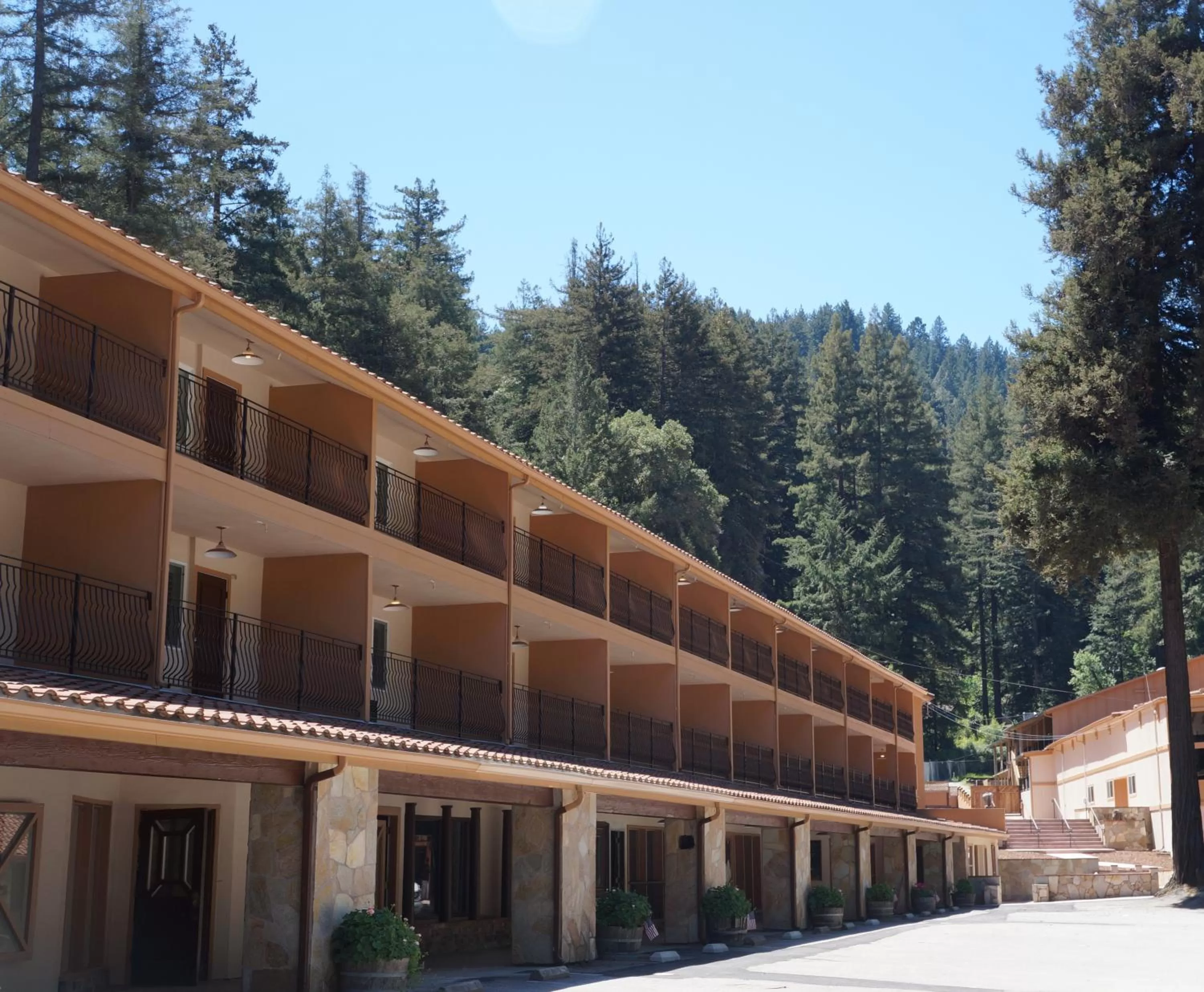 Property building in The Historic Brookdale Lodge, Santa Cruz Mountains