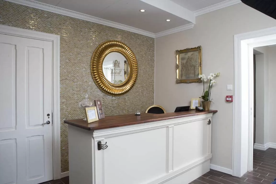 Lobby or reception in Sockerslottet Hotell