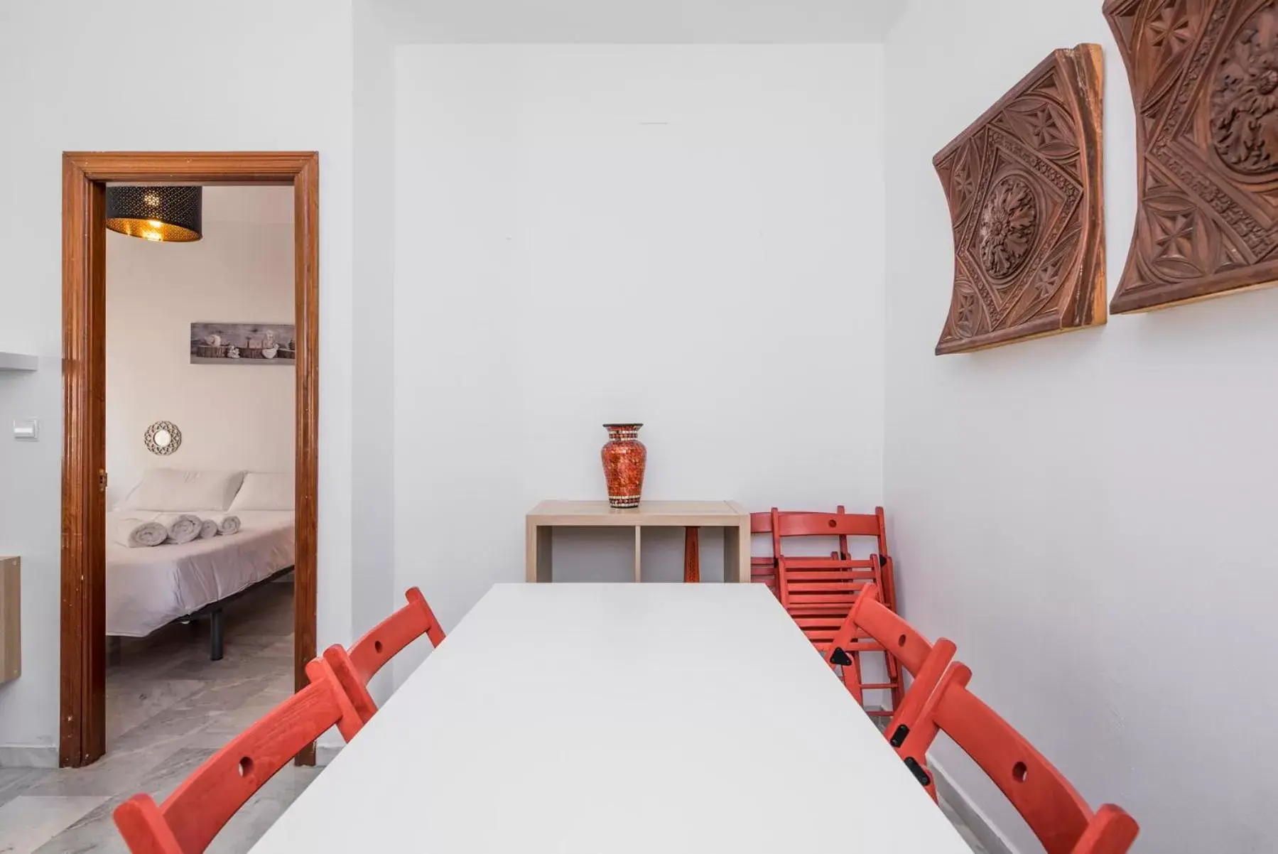 Dining area in Apartamentos Granata