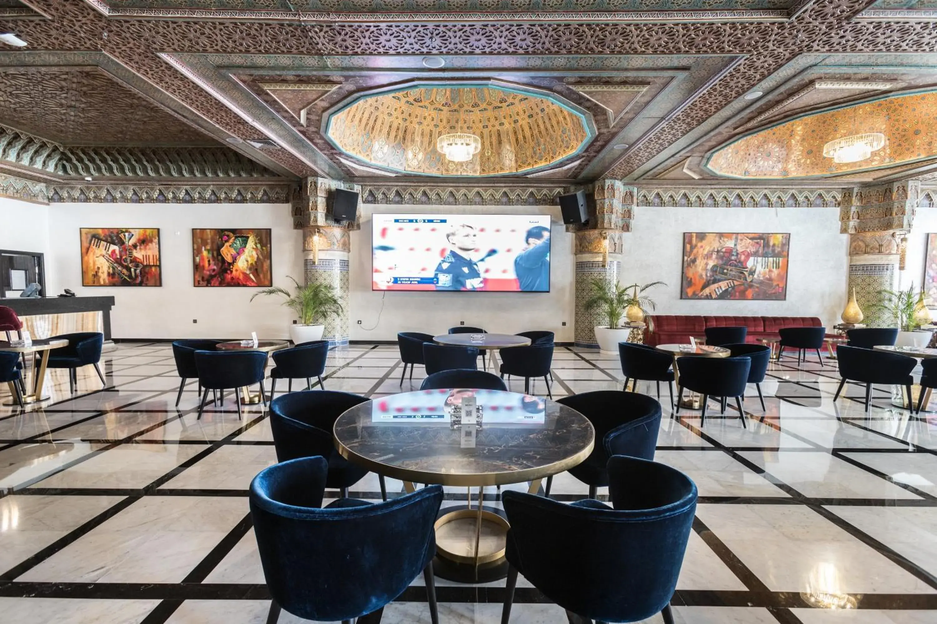 Restaurant/places to eat, Lounge/Bar in Savoy Le Grand Hotel Marrakech