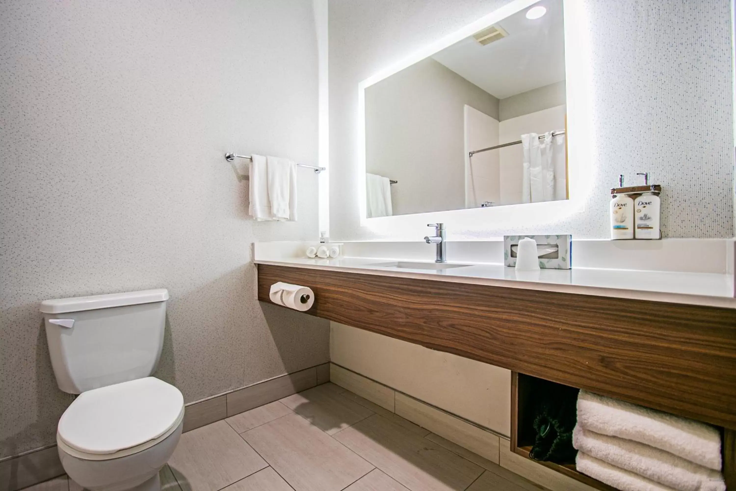 Photo of the whole room, Bathroom in Holiday Inn Express Hotel and Suites South Padre Island, an IHG Hotel