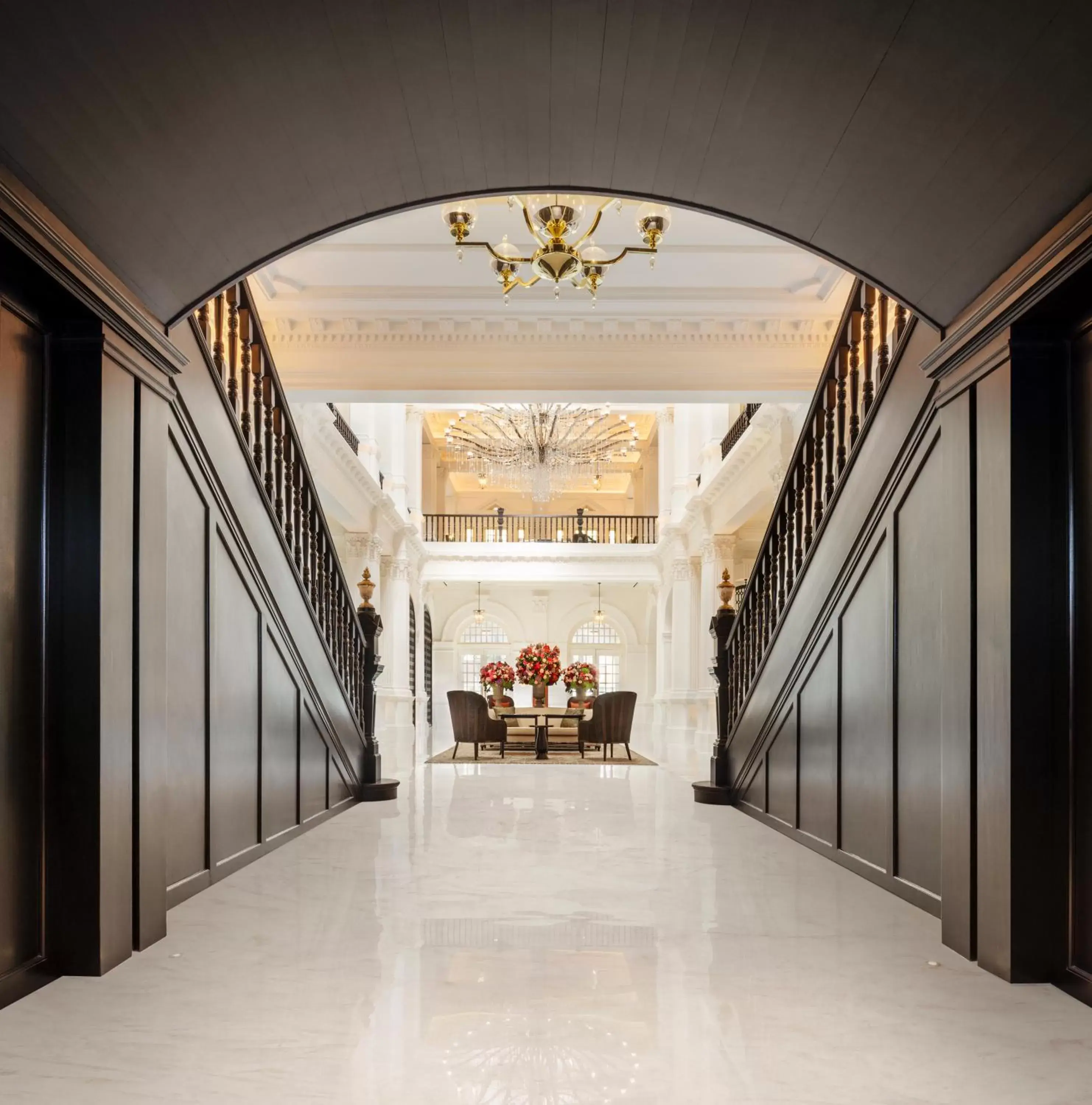 Lobby or reception in Raffles Singapore Lobby or reception in Raffles Singapore