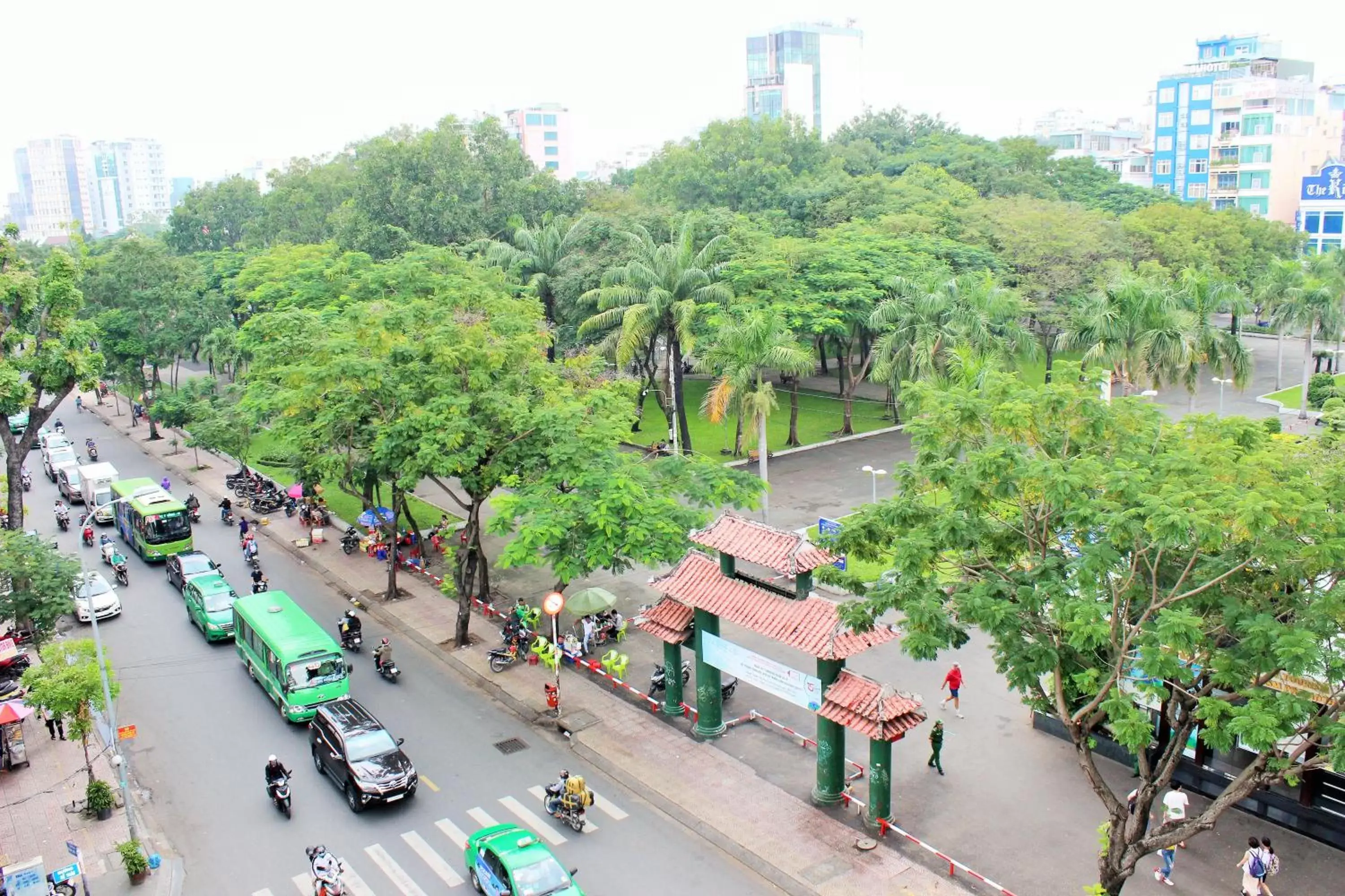 City view in Liberty Hotel Saigon Greenview