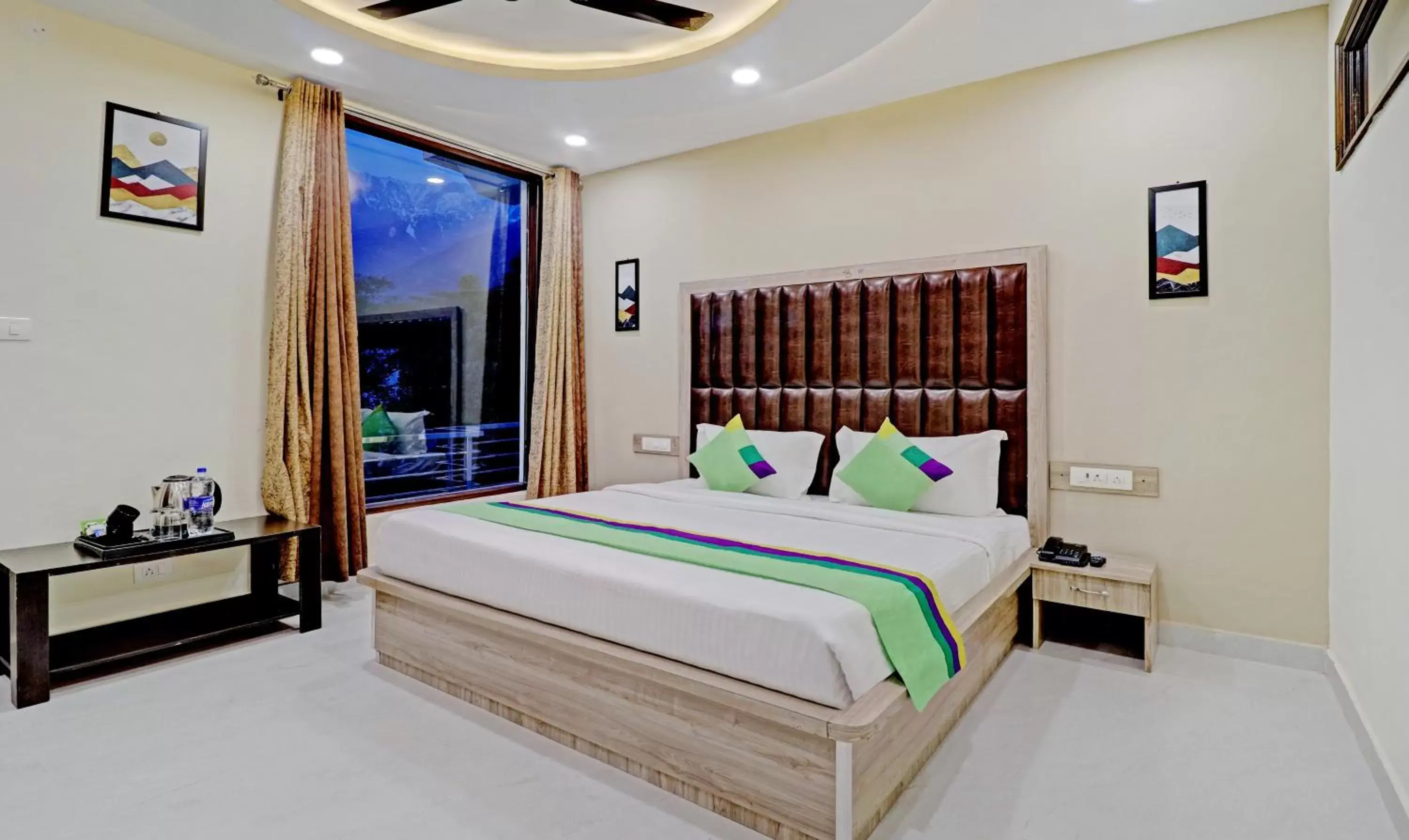 Bedroom, Bed in Treebo Ortus Residency Bedroom, Bed in Treebo Ortus Residency