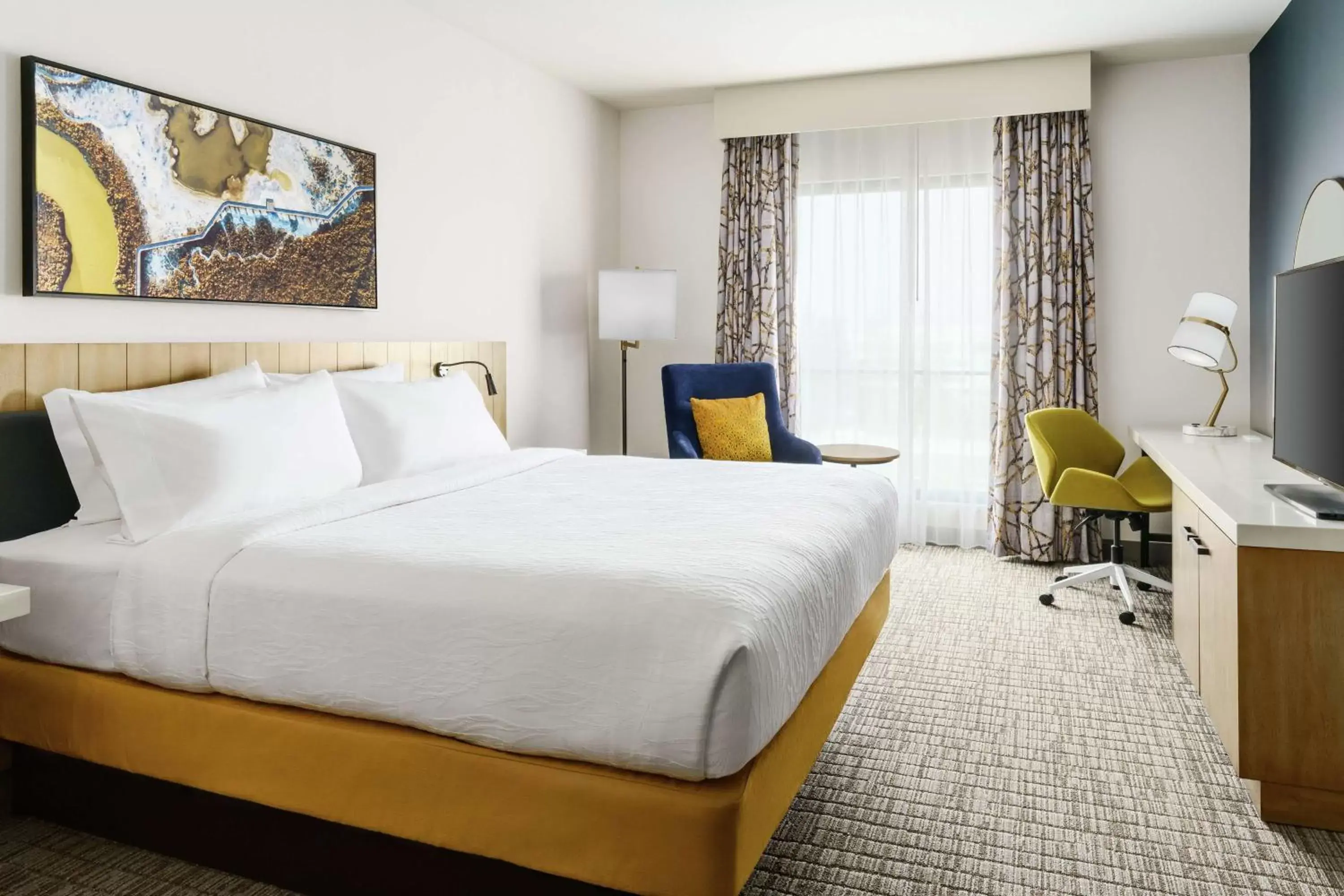 Bed in Hilton Garden Inn Sunnyvale