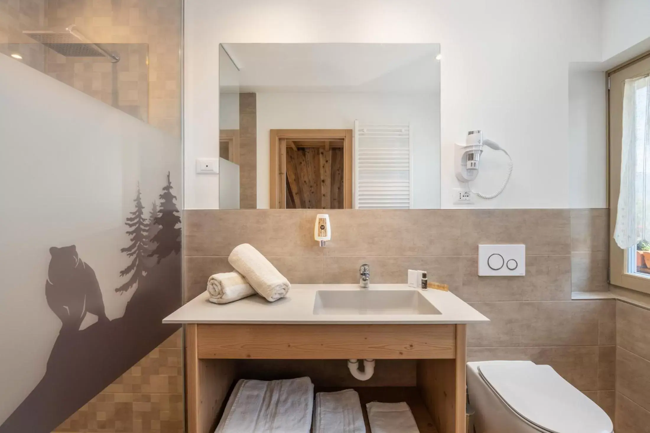 Bathroom in Miraval Hotel
