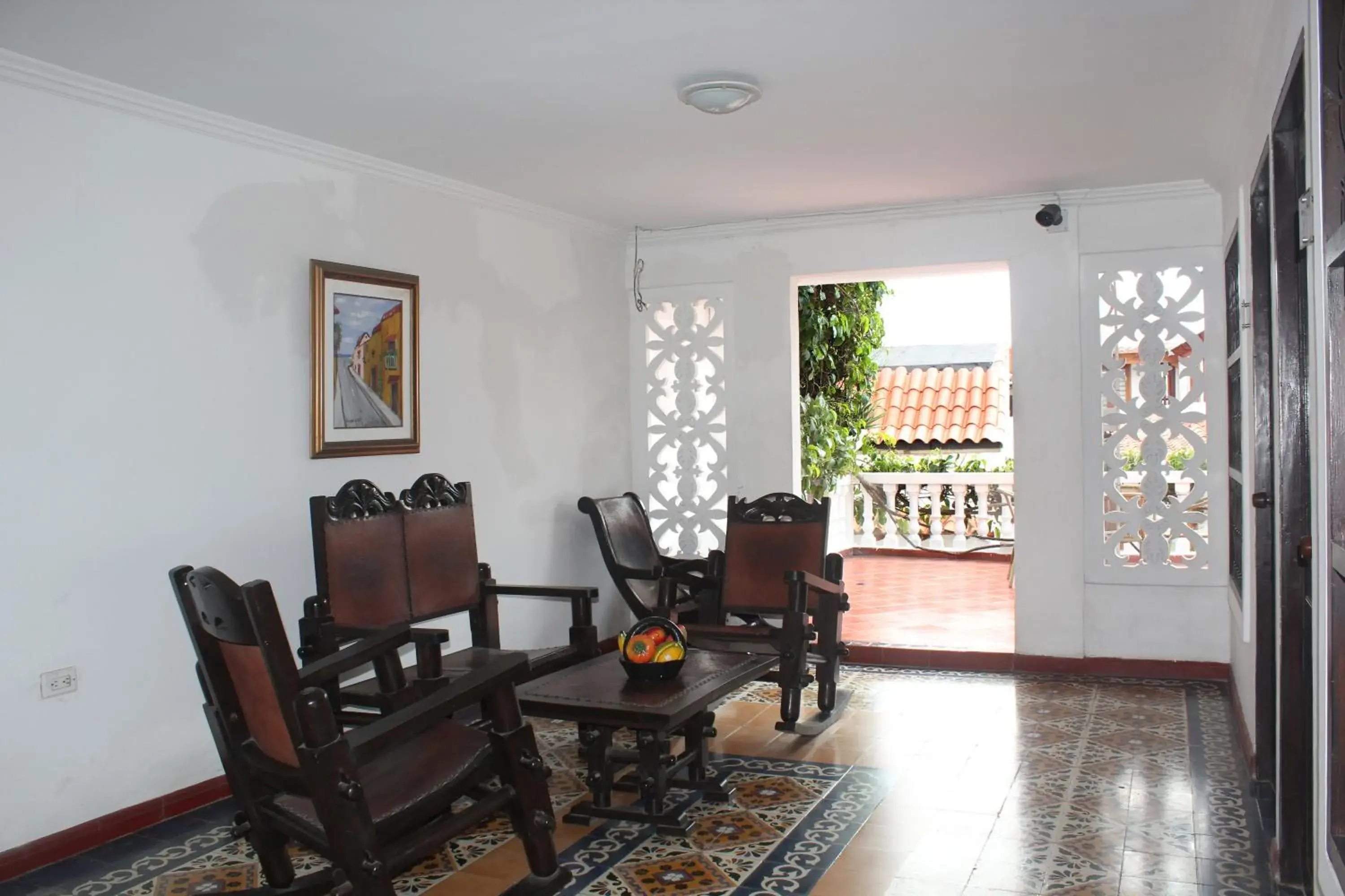 Decorative detail, Seating Area in Hotel Villa Colonial