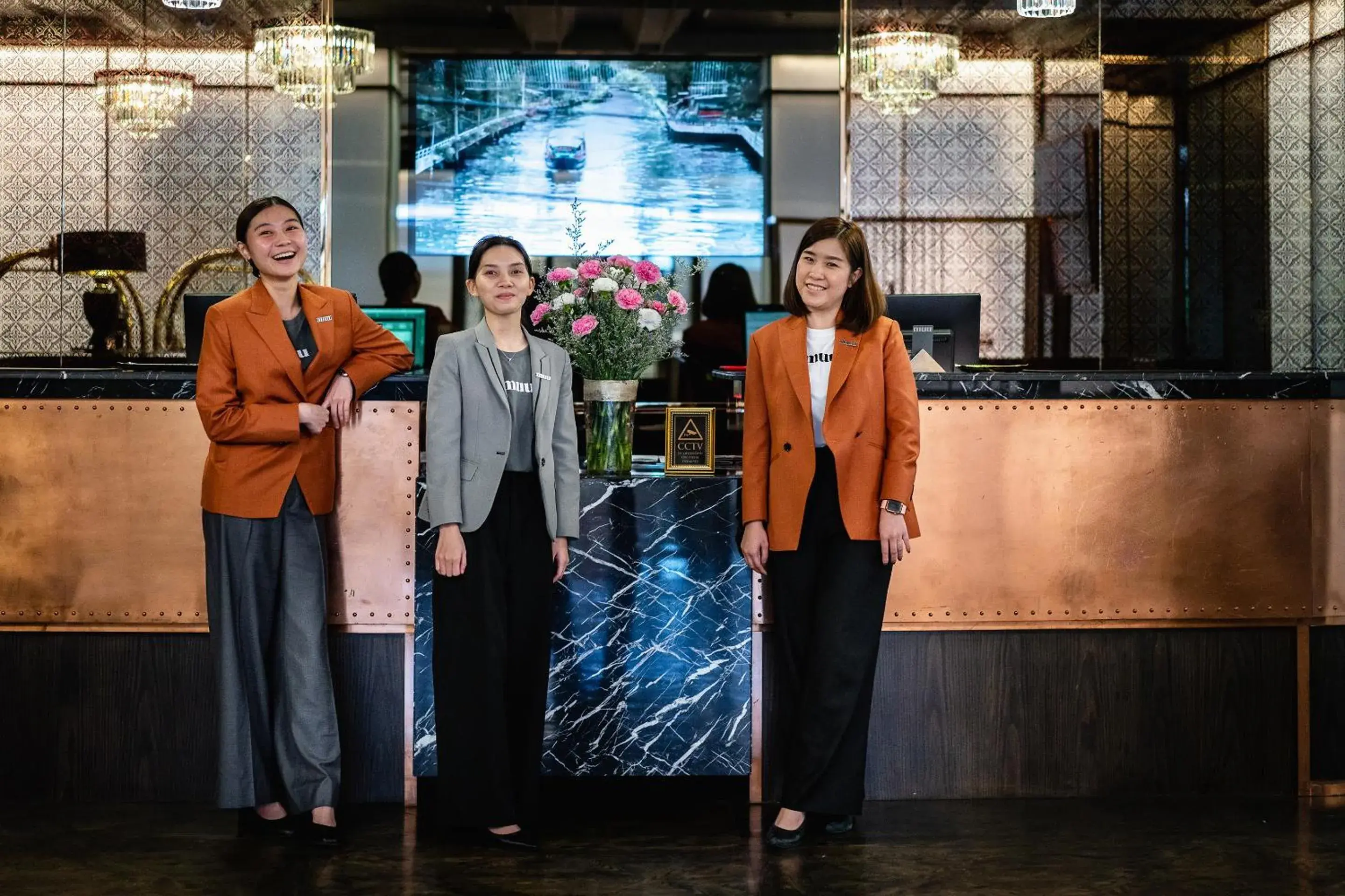 Lobby or reception in MUU Bangkok Hotel