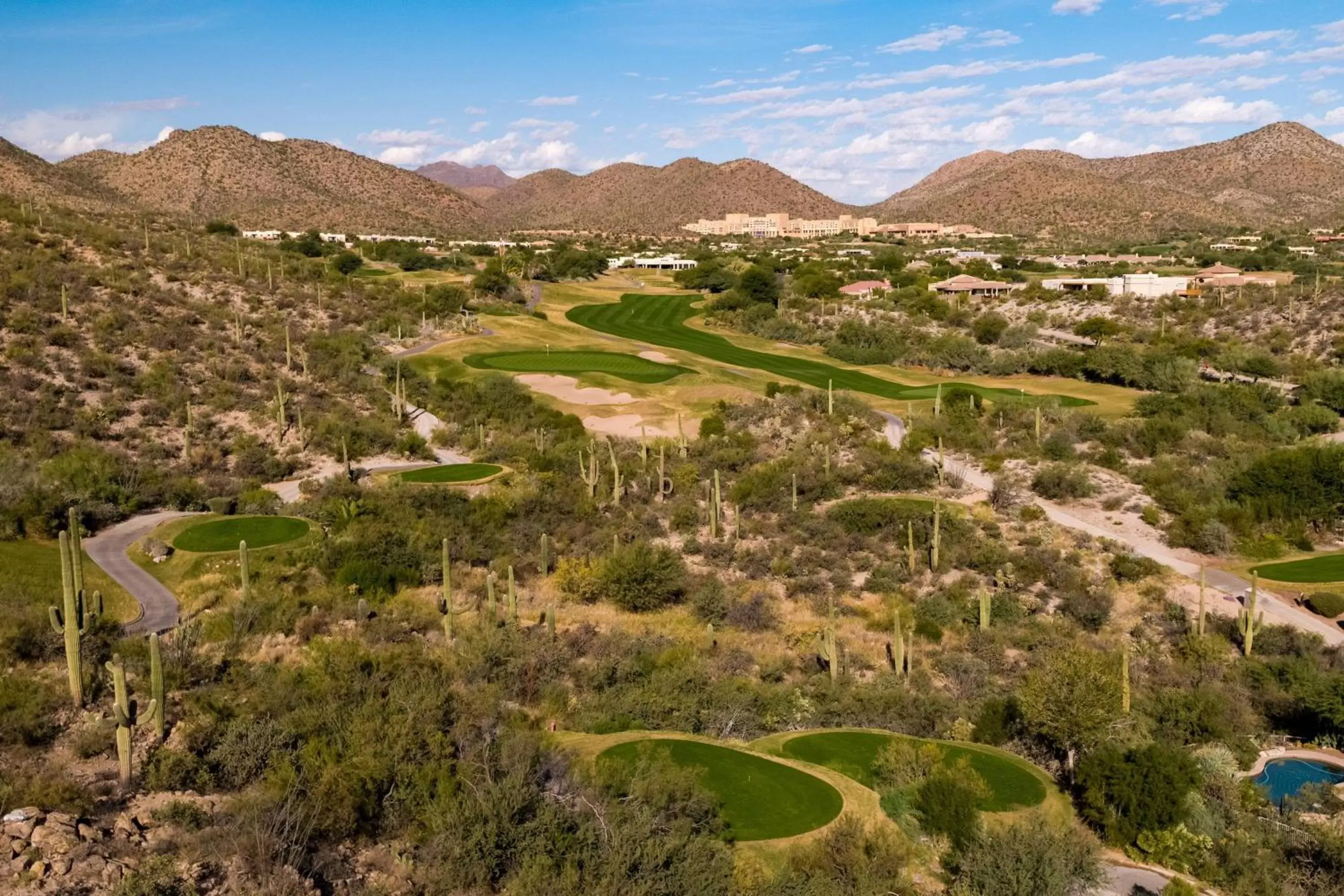 Golfcourse, Bird's-eye View in JW Marriott Tucson Starr Pass Resort