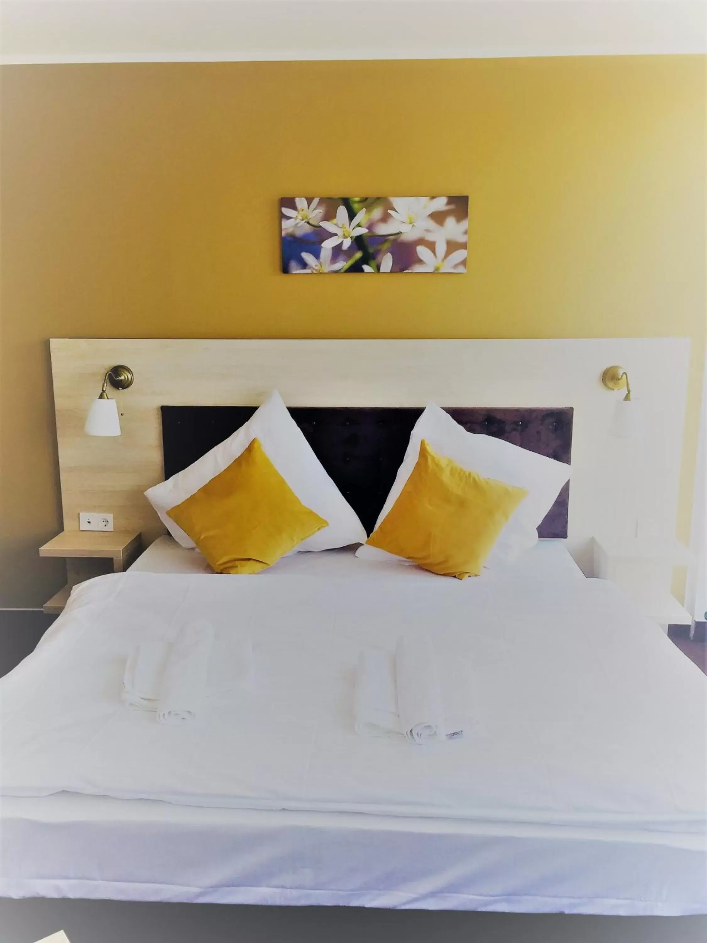 Bed in Hotel Denbu