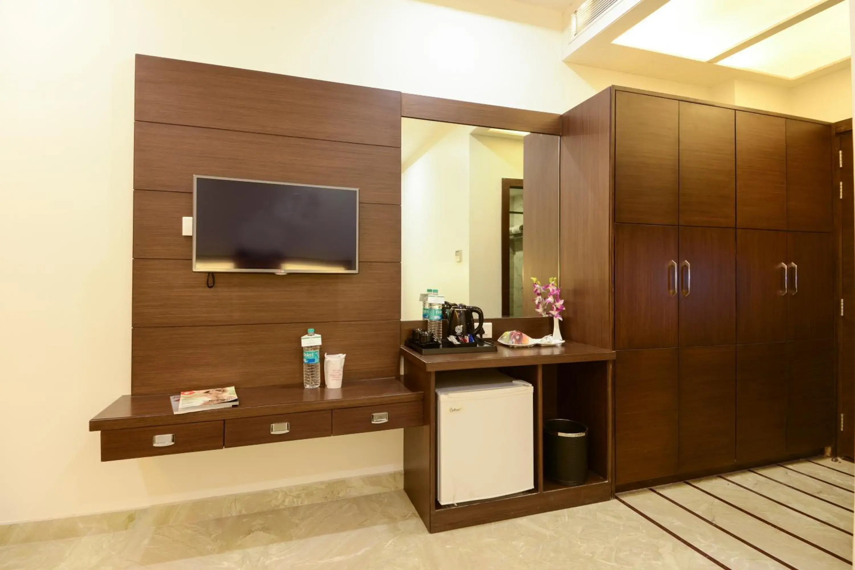 TV and multimedia, TV/Entertainment Center in Hotel Alleviate