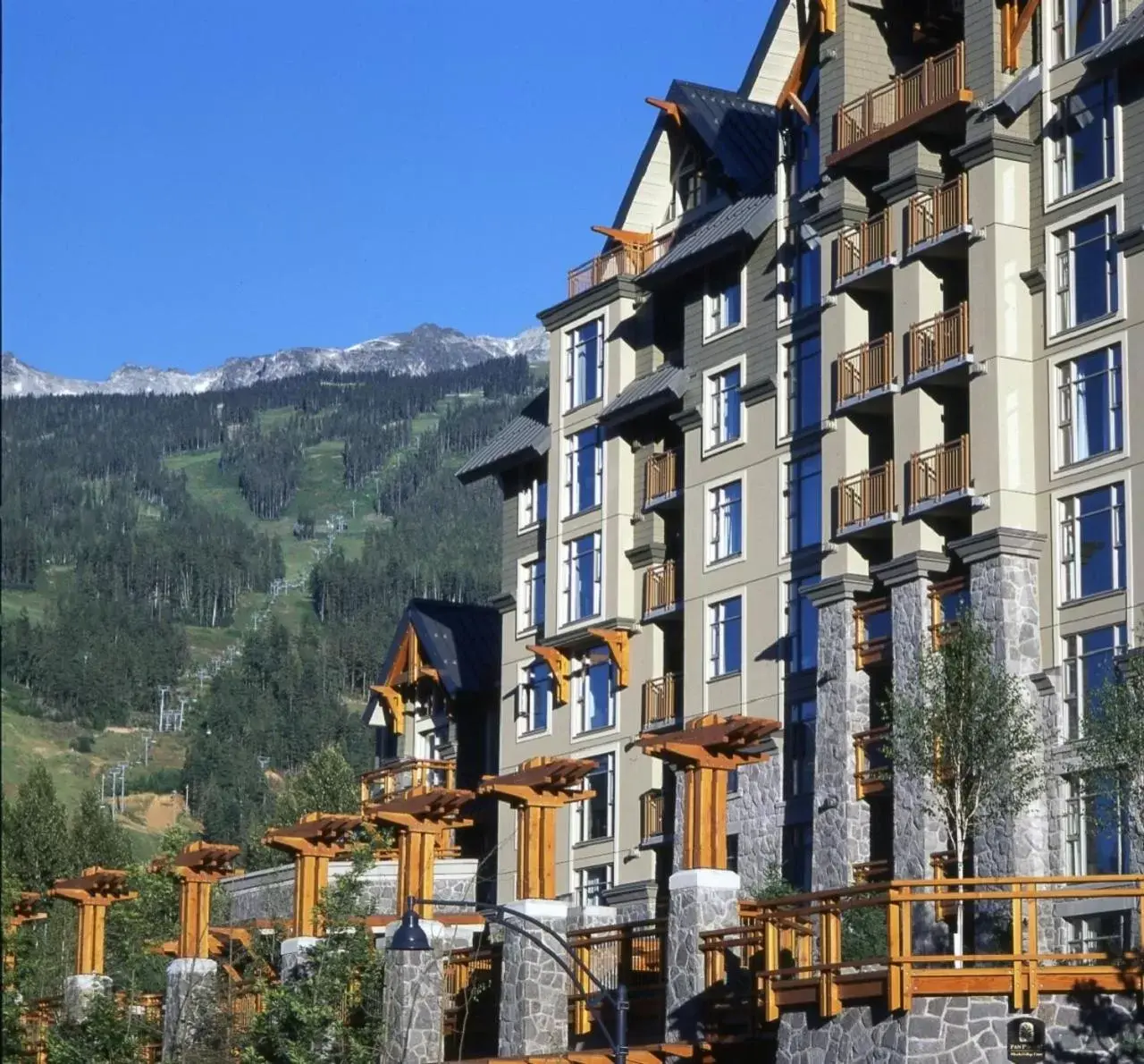 Property building in Pan Pacific Whistler Village Centre