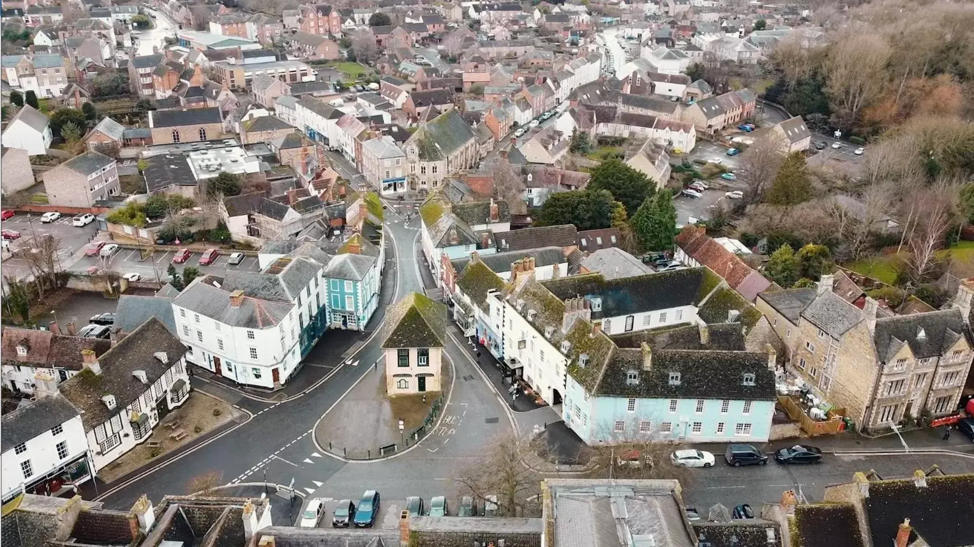 Property building, Bird's-eye View in The Old Crown Coaching Inn