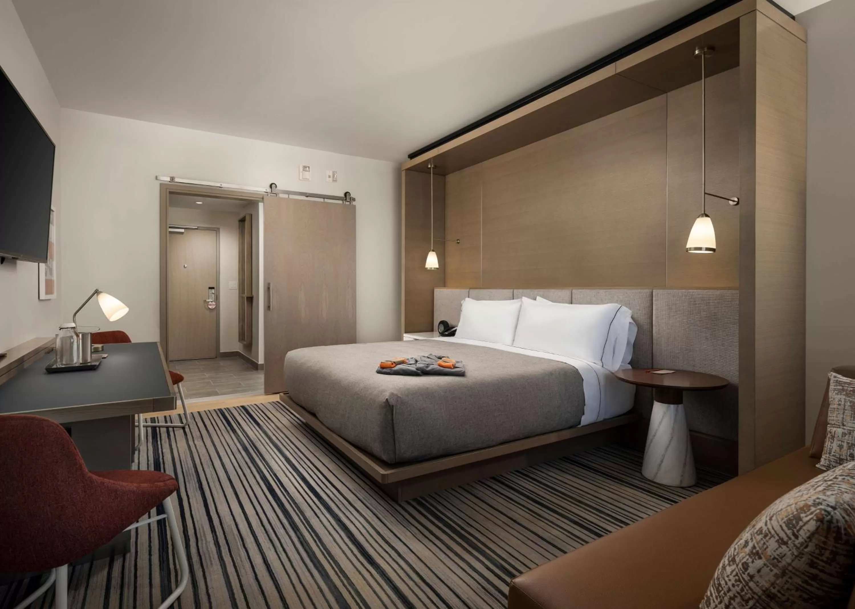 Bedroom, Bed in Canopy By Hilton Dallas Frisco Station