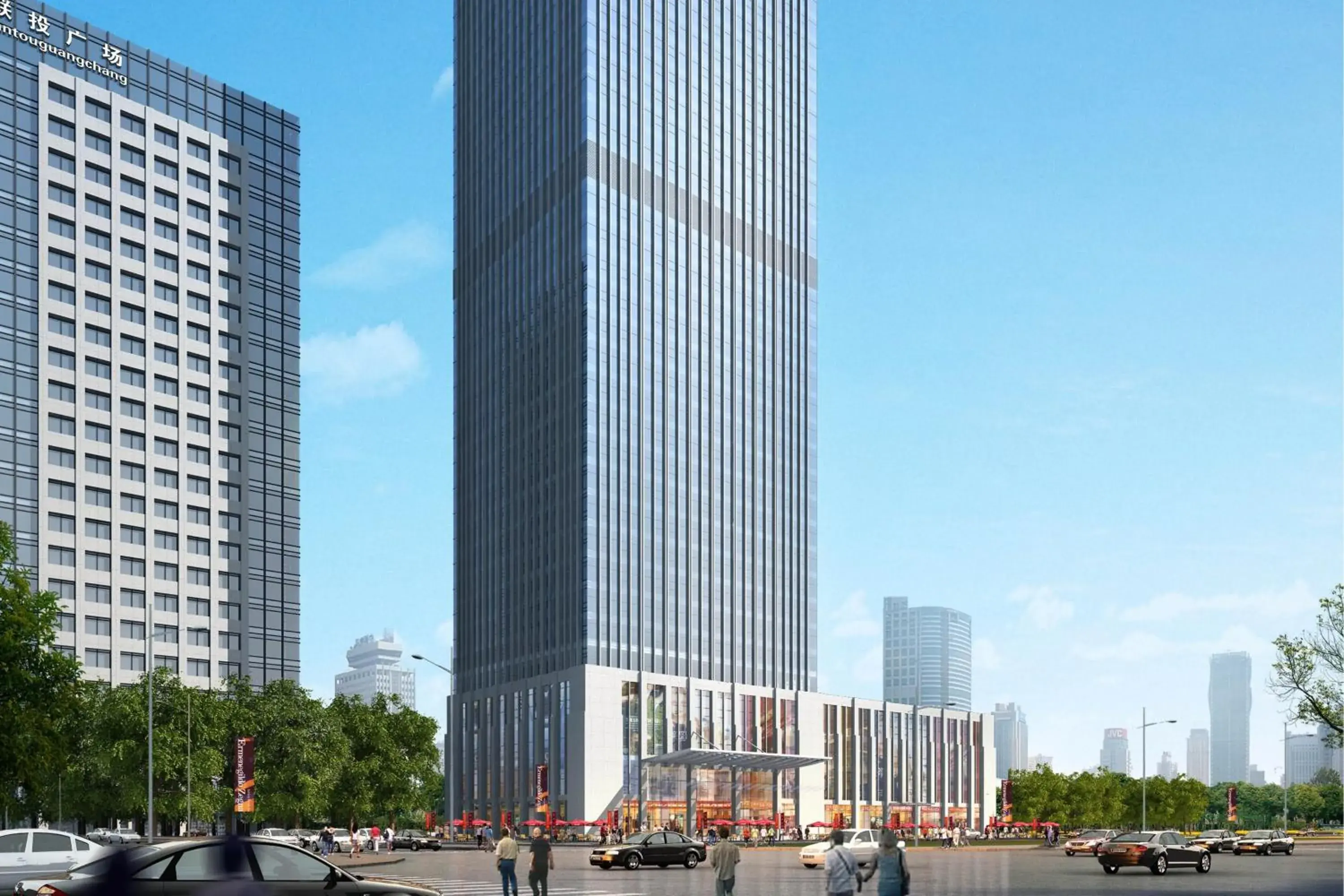 Property Building in Four Points by Sheraton Wuhan, Jiangxia